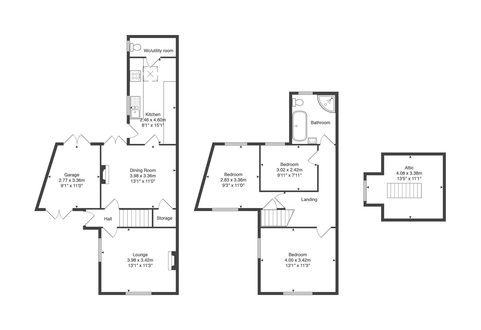 53 Draycott Road, Nottingham floorplan