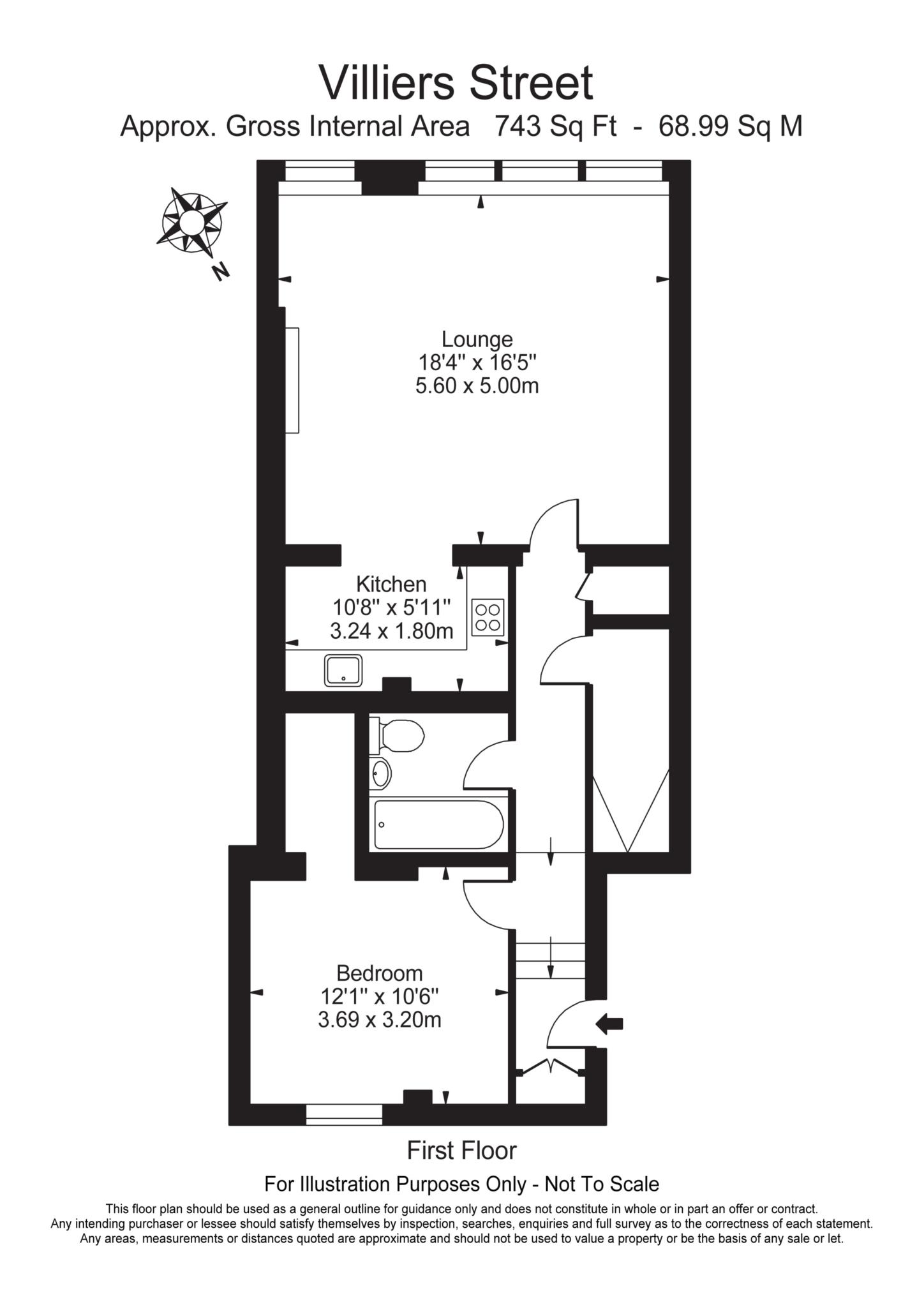 1 Bedrooms Flat to rent in The Arches, Villiers Street, London WC2N