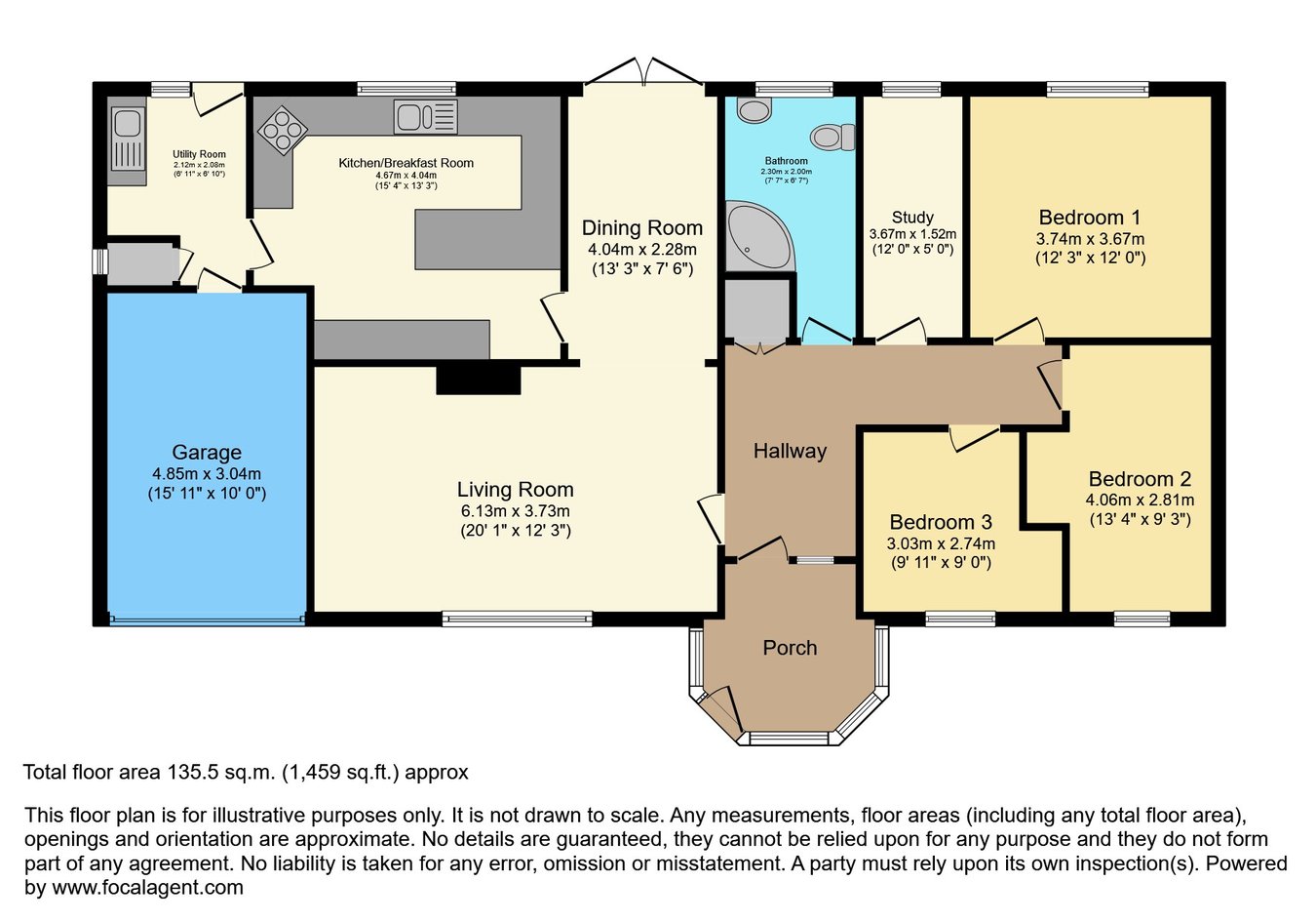Maes Hyfryd, Clynderwen floorplan