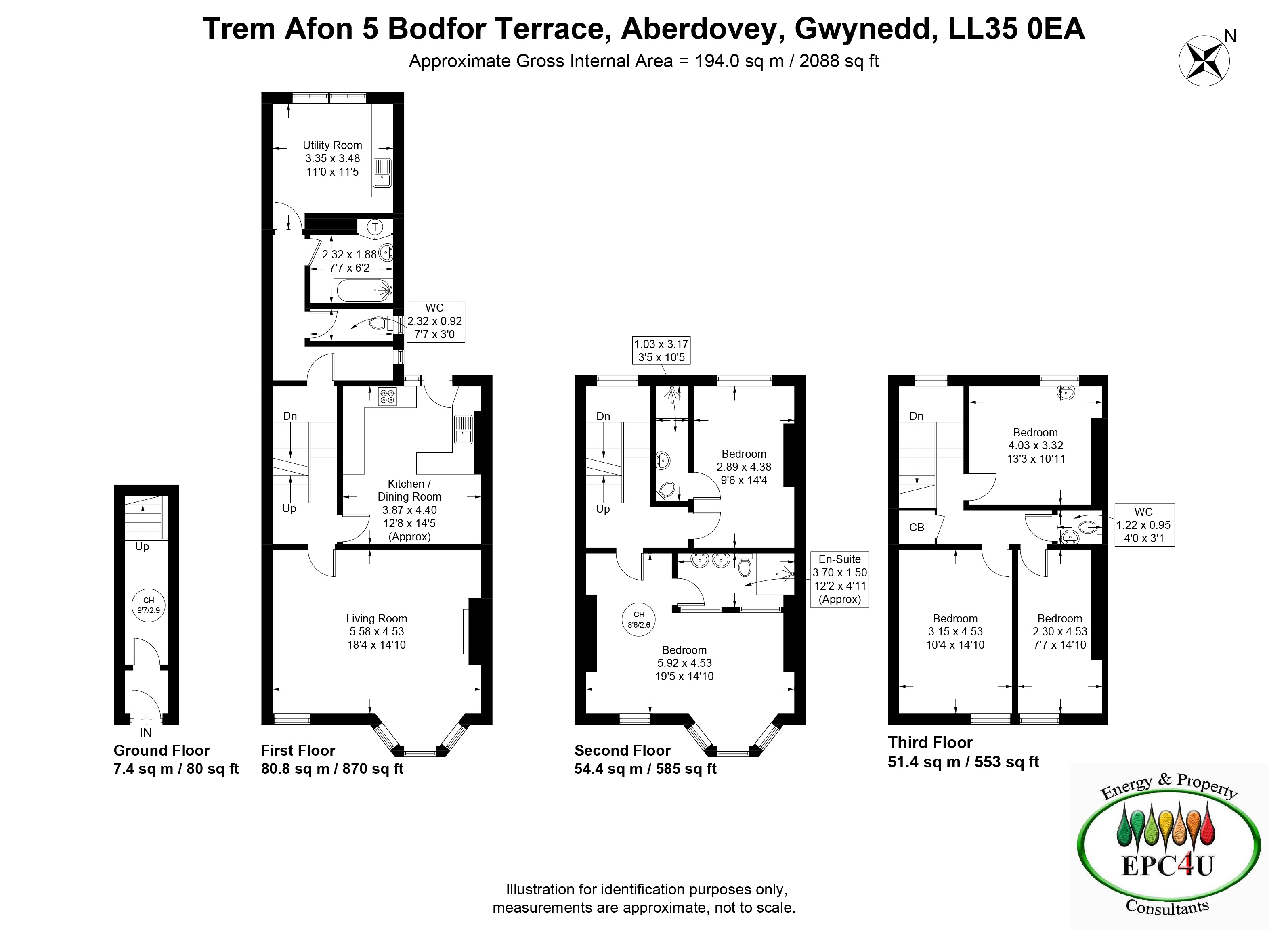 Trem Afon, Aberdovey floorplan