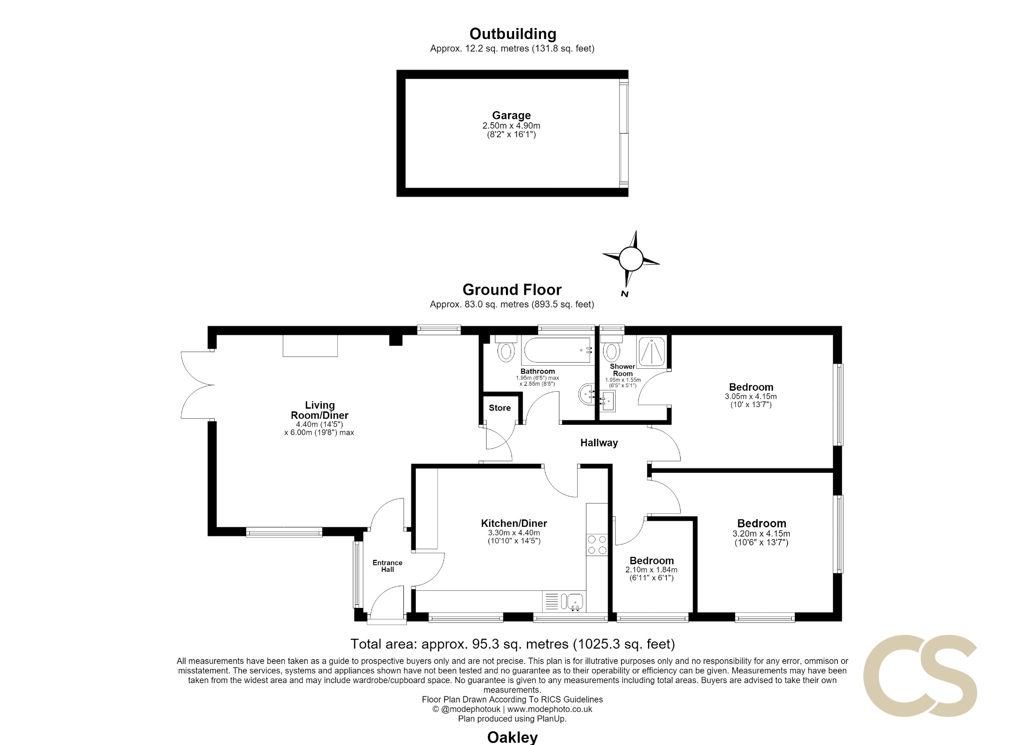 Oakley, Maplecroft Lane, Waltham Abbey floorplan