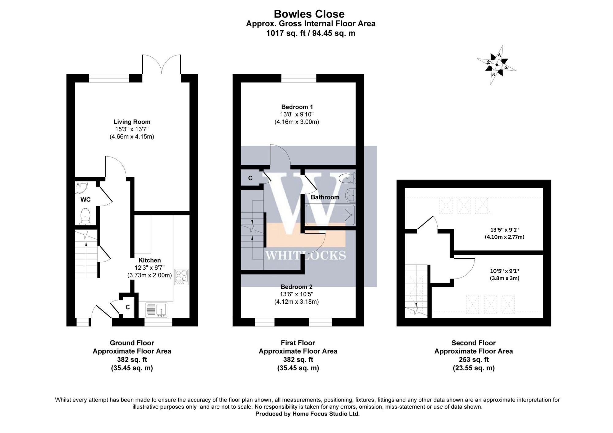 6 Bowles Close, Bognor Regis floorplan