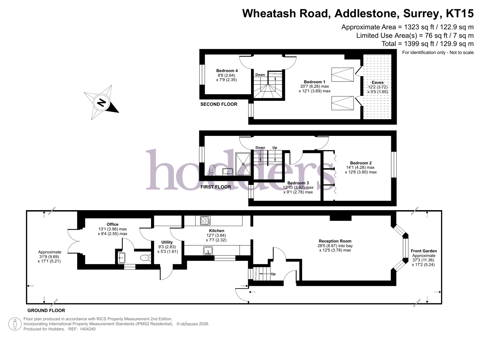 36, Wheatash Road, Addlestone floorplan