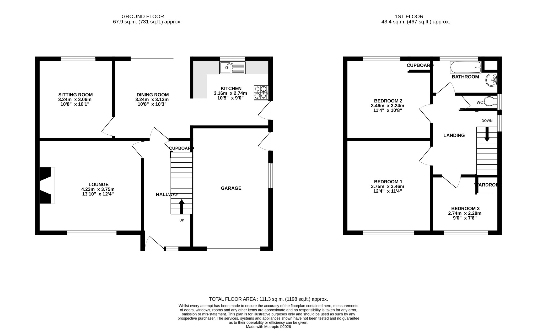 1 Glenshee Drive, Bolton, Lancashire floorplan