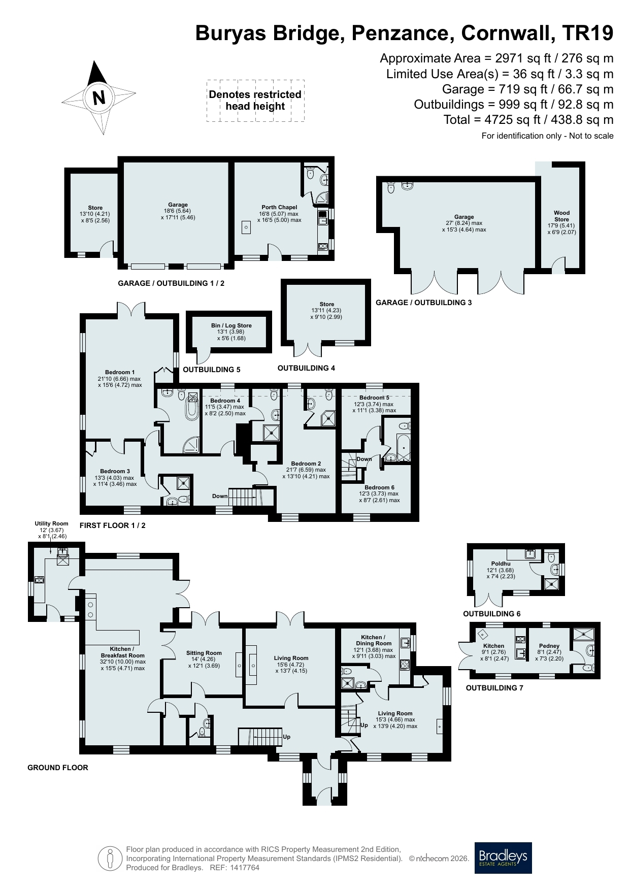 Clarence Cottage,, Buryas Bridge, Cornwall floorplan