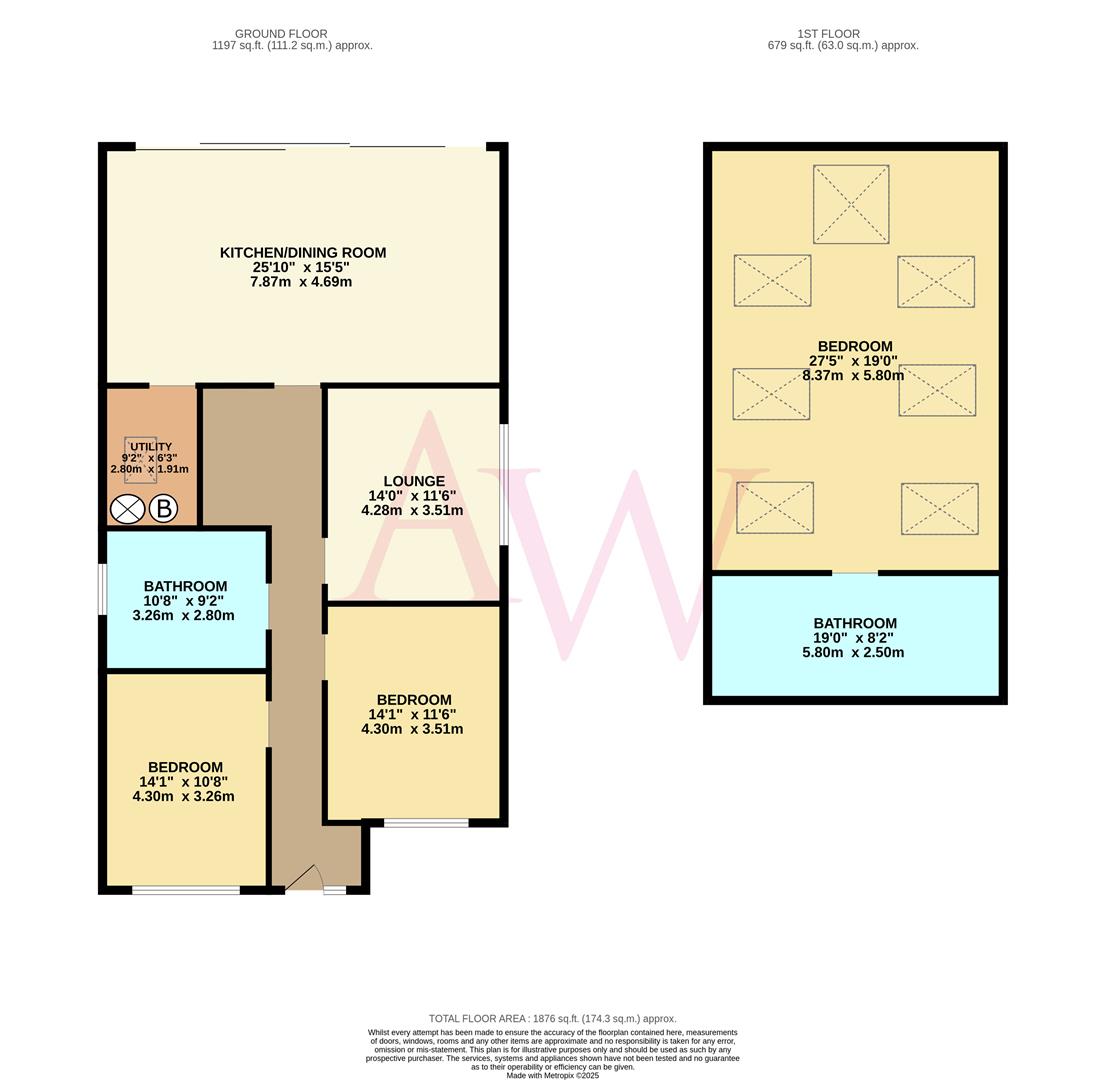 77, Baker Street, Potters Bar floorplan