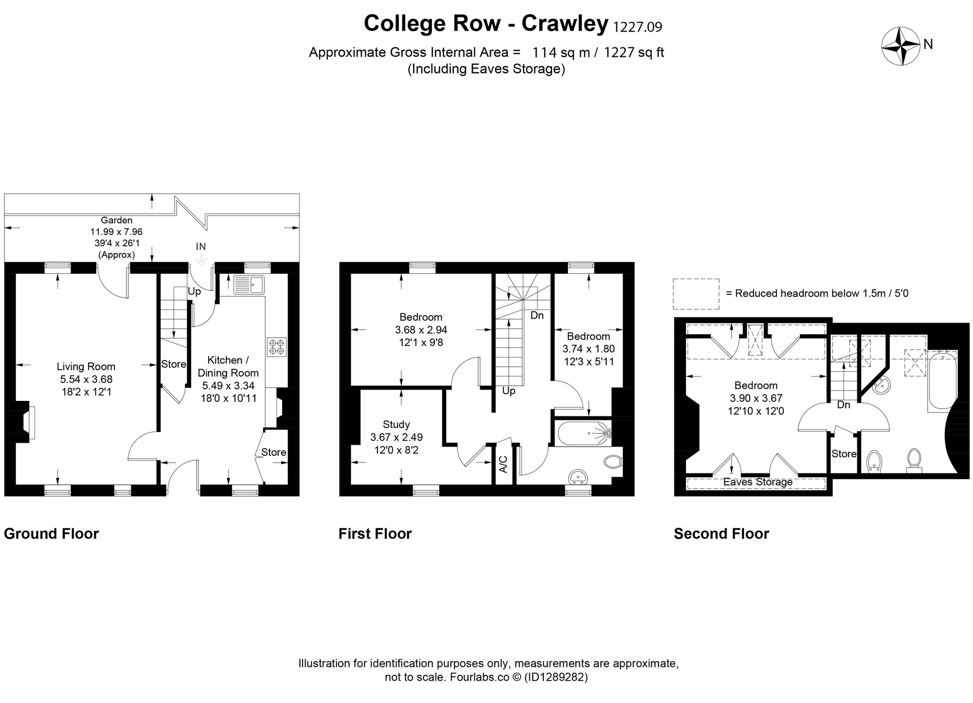 2-3 College Row, Witney floorplan