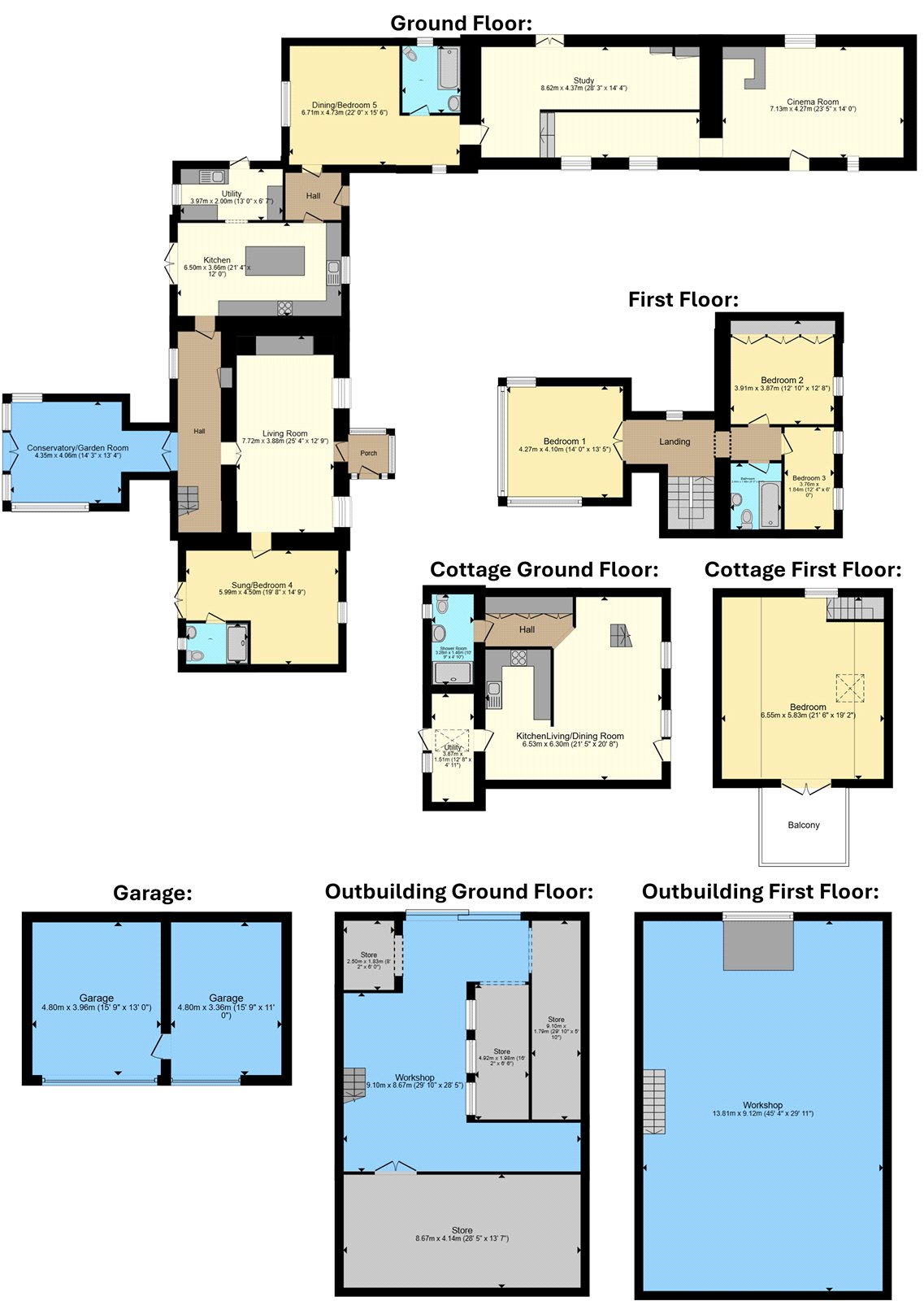 Berthlwyd,, Llanarth, Ceredigion floorplan