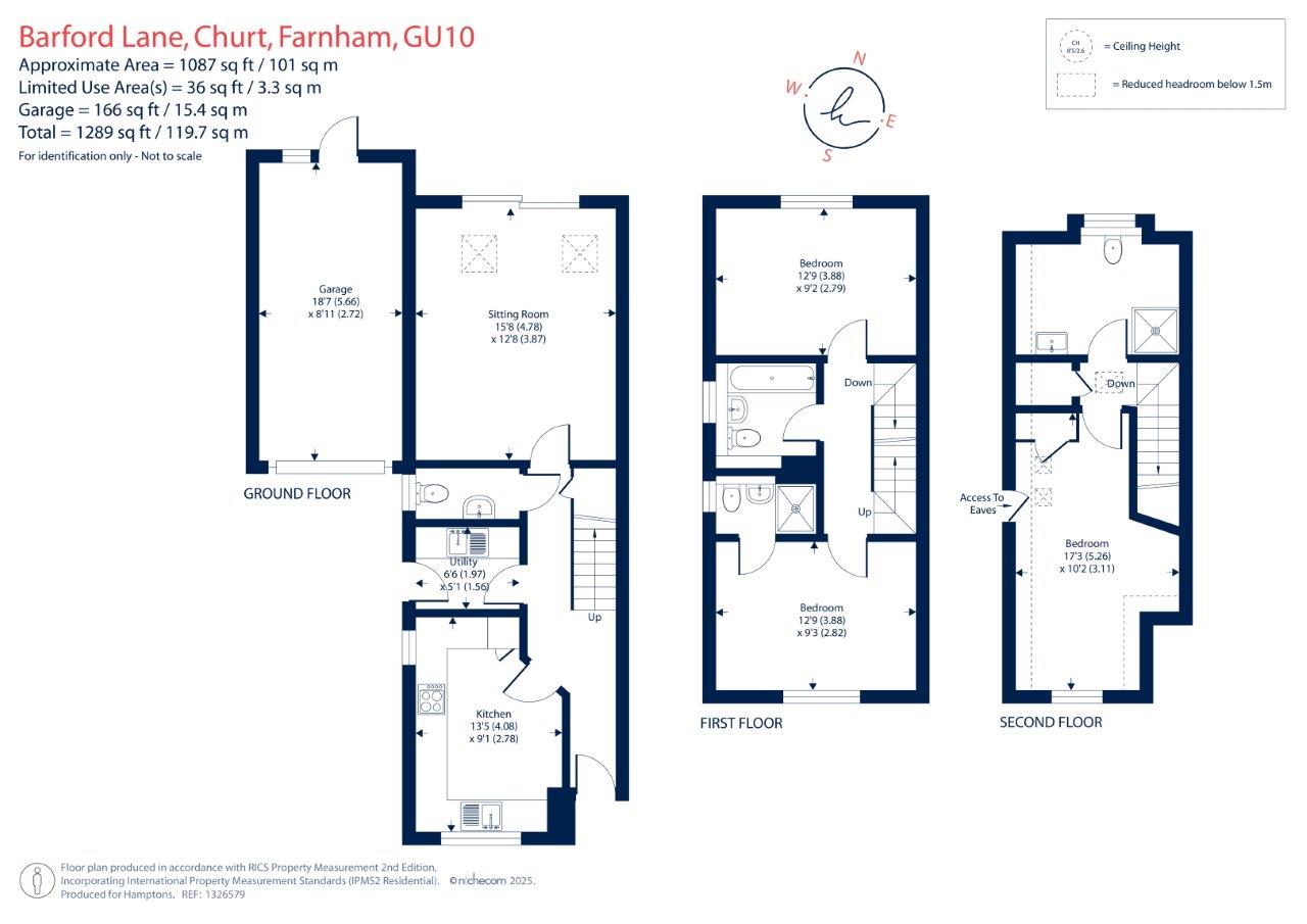 No. 1, Pentire Place, Farnham floorplan