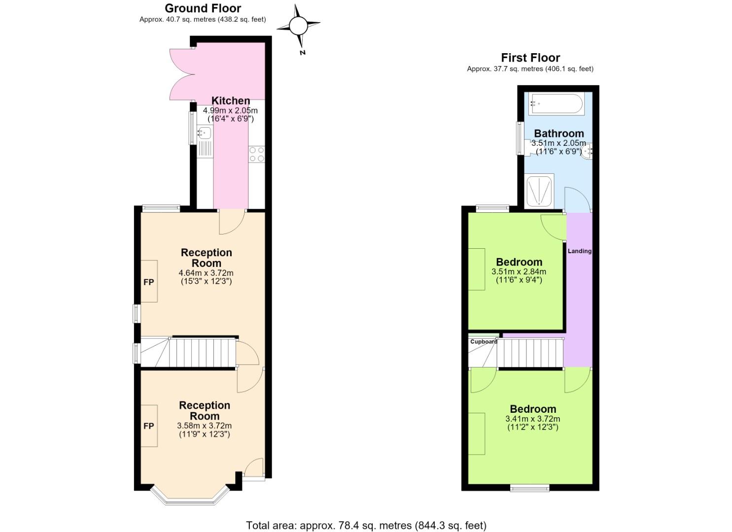 107, Bosworth Road, Swadlincote floorplan