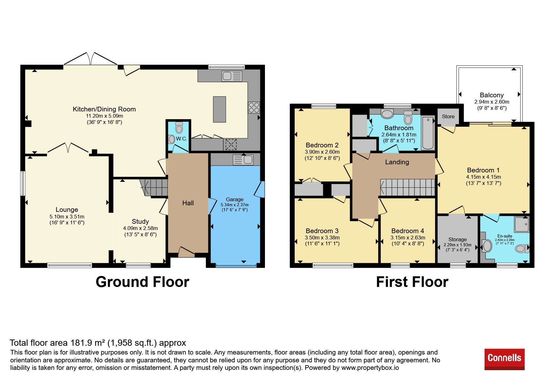 1, Torrington Close, Maidstone floorplan