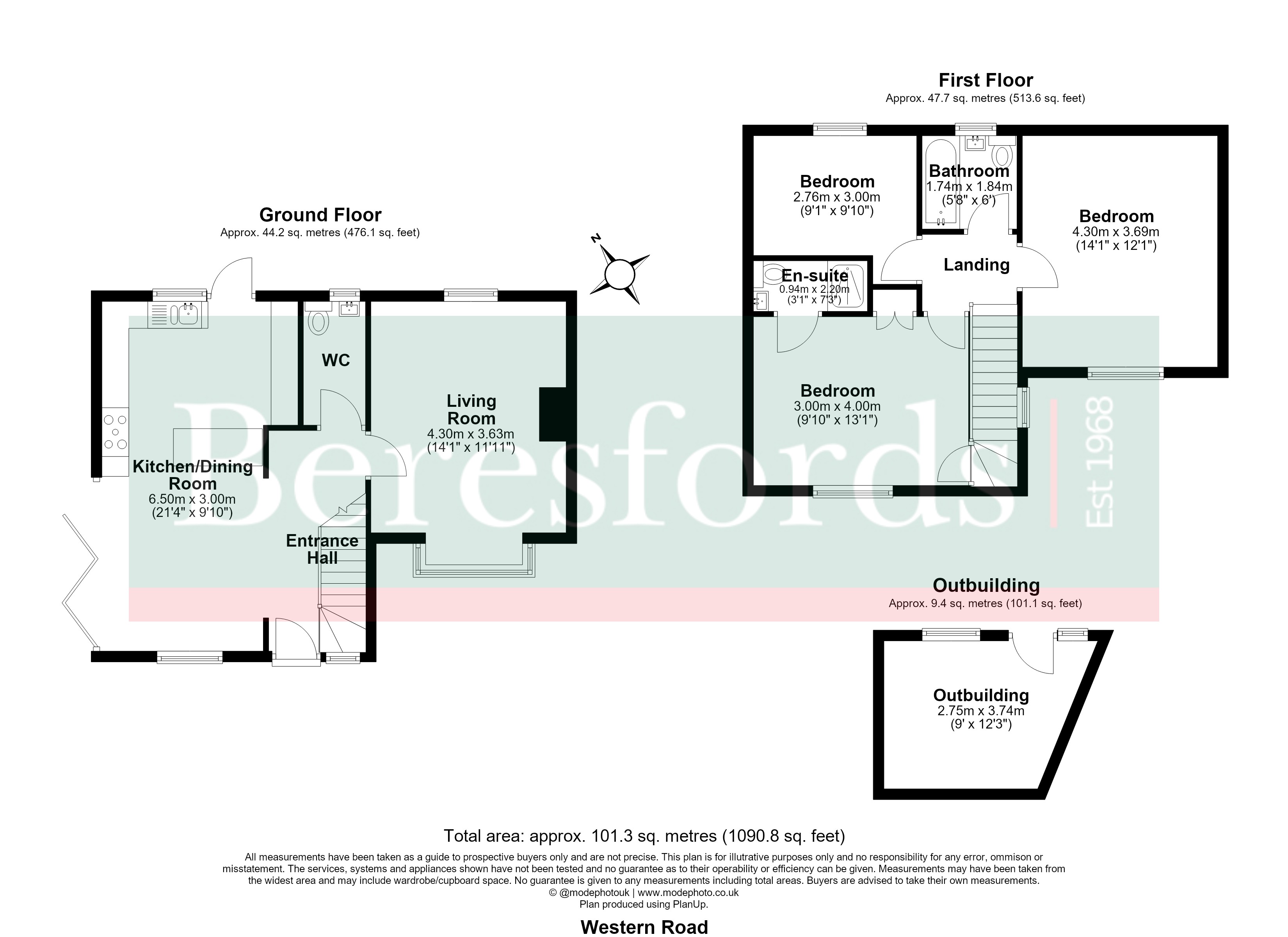 48, Western Road, Essex floorplan