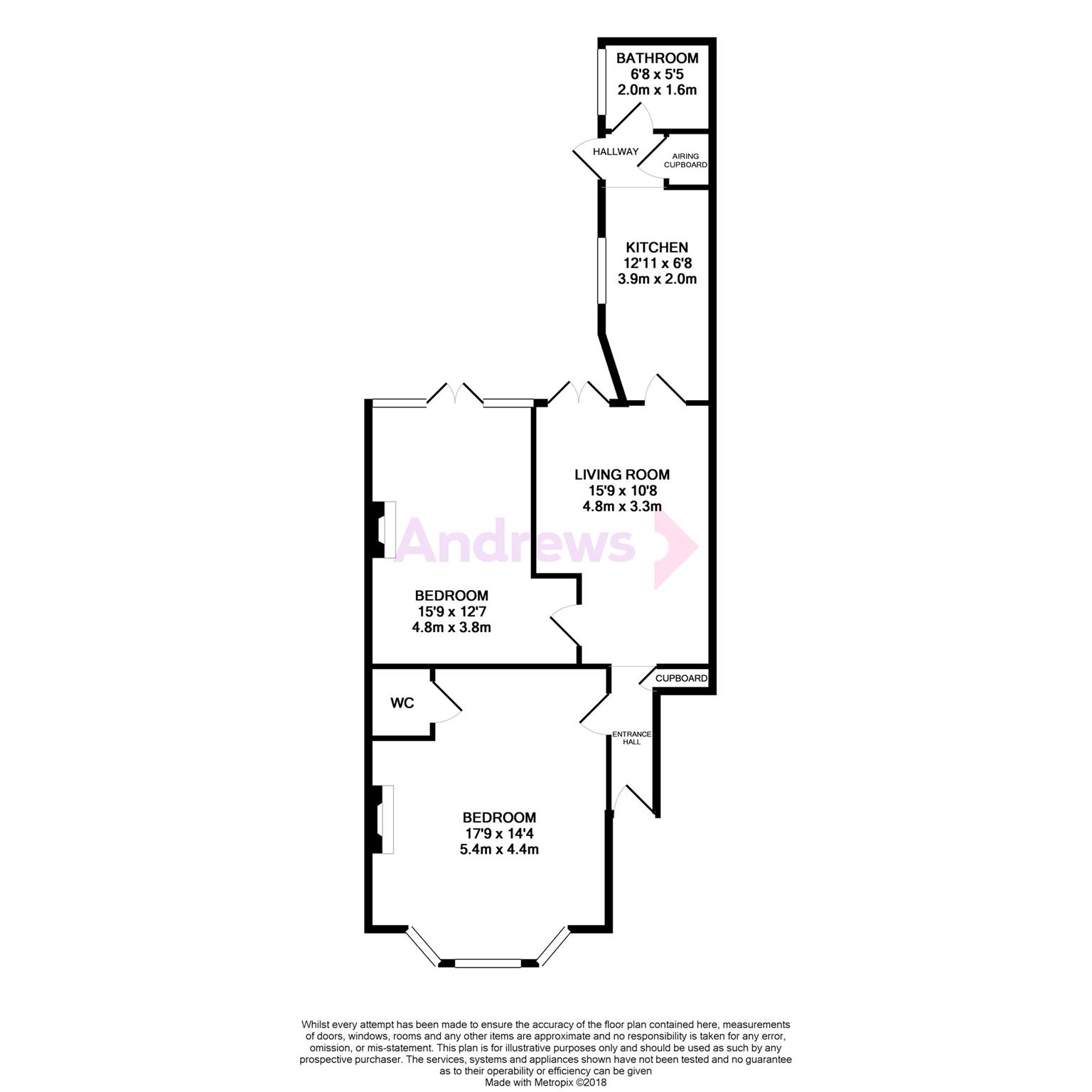 2 Bedrooms Flat to rent in Cranbrook Road, Redland, Bristol BS6