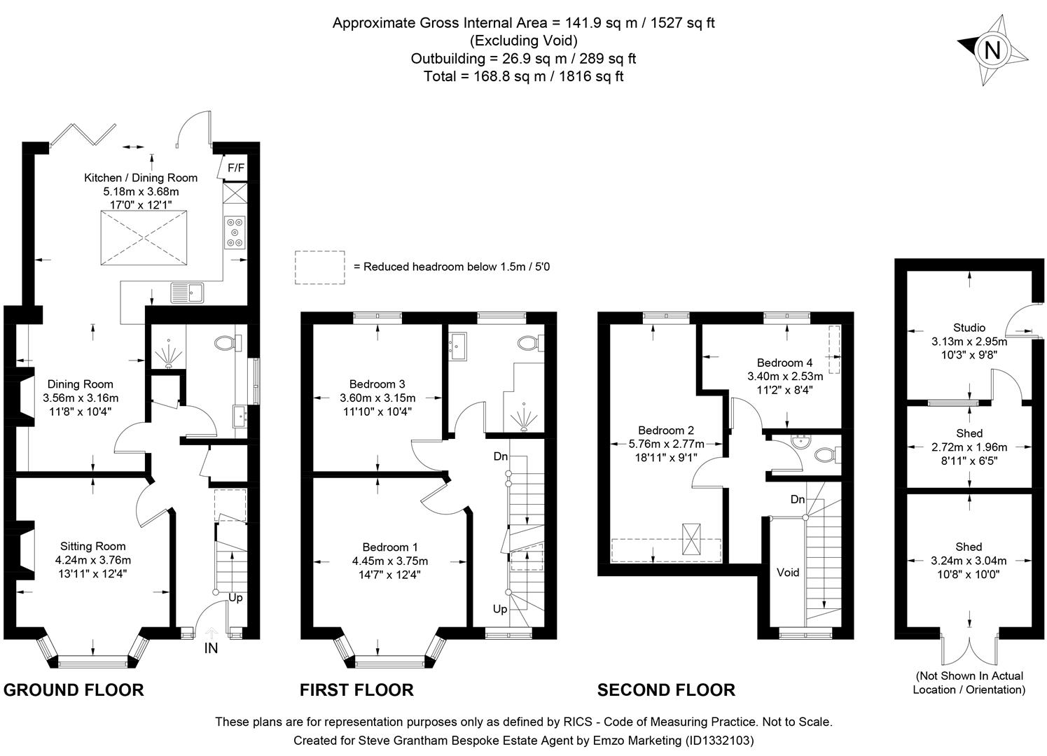 177, The Dale, Widley floorplan