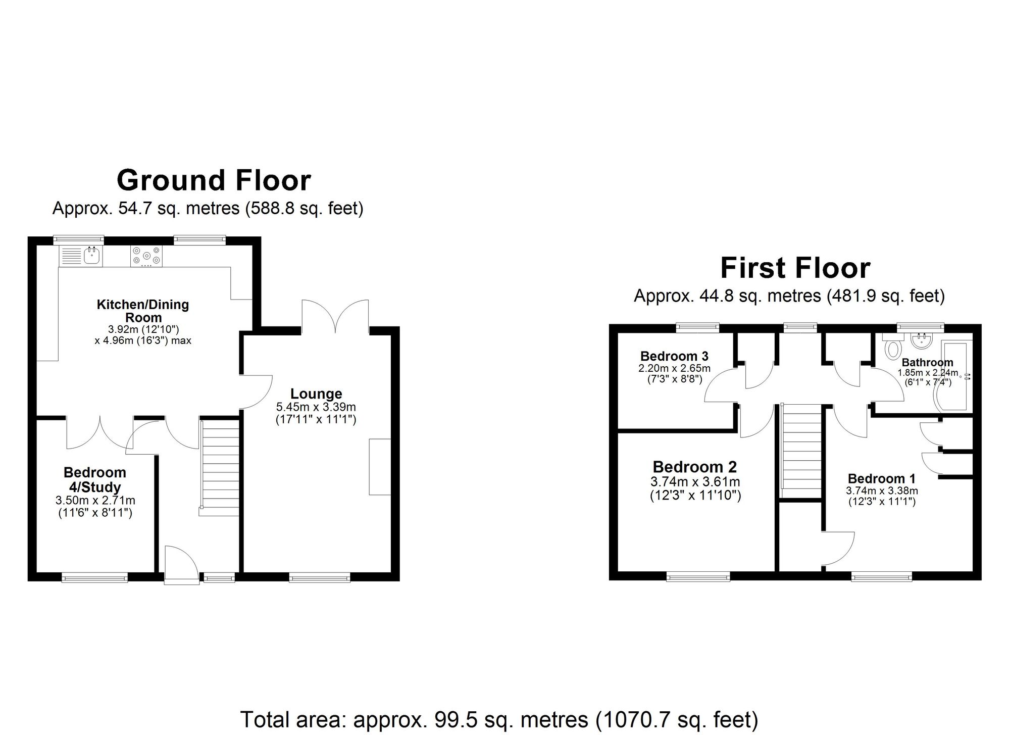 32 Bogs Gap Lane, Royston floorplan