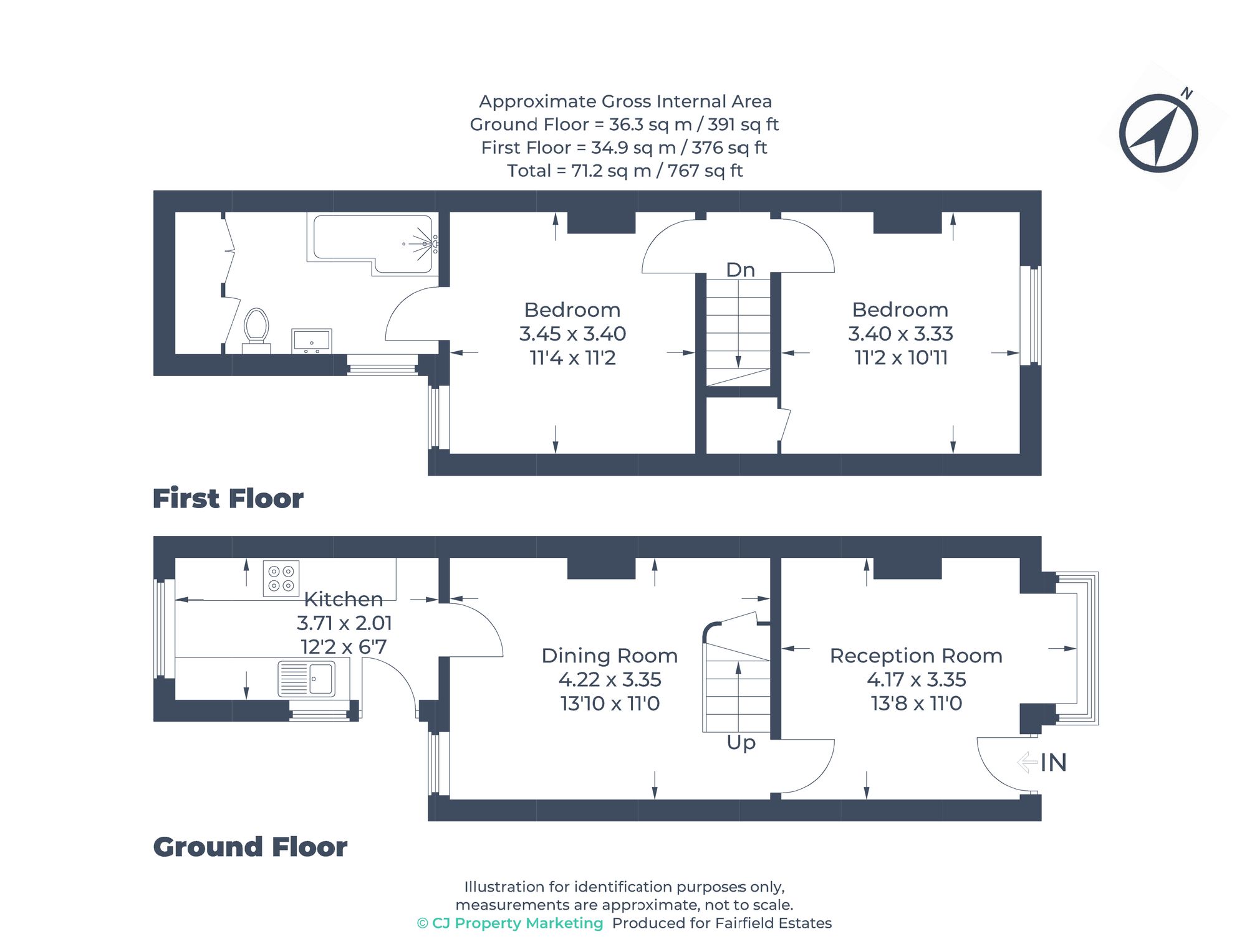 41 Cecil Street, Watford floorplan