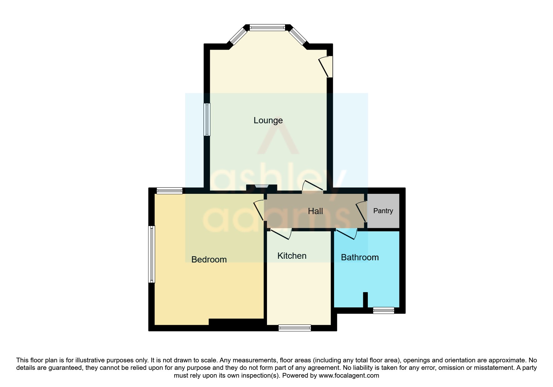 Flat 1, Fairbank House, 34, Heyworth Street, Derby floorplan