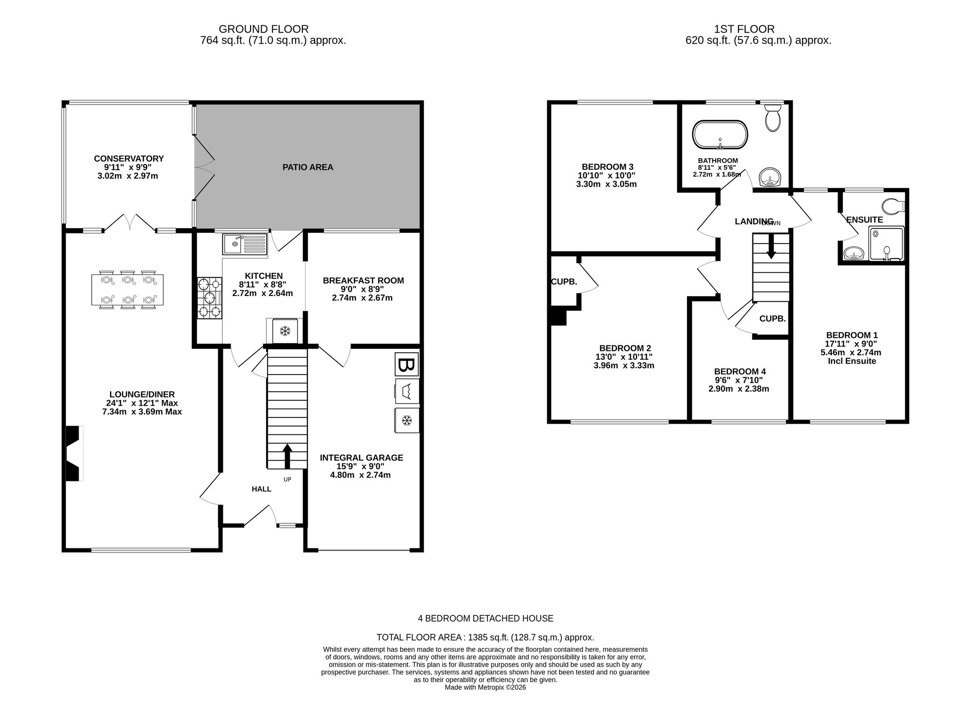 96 Anderida Road, Eastbourne floorplan