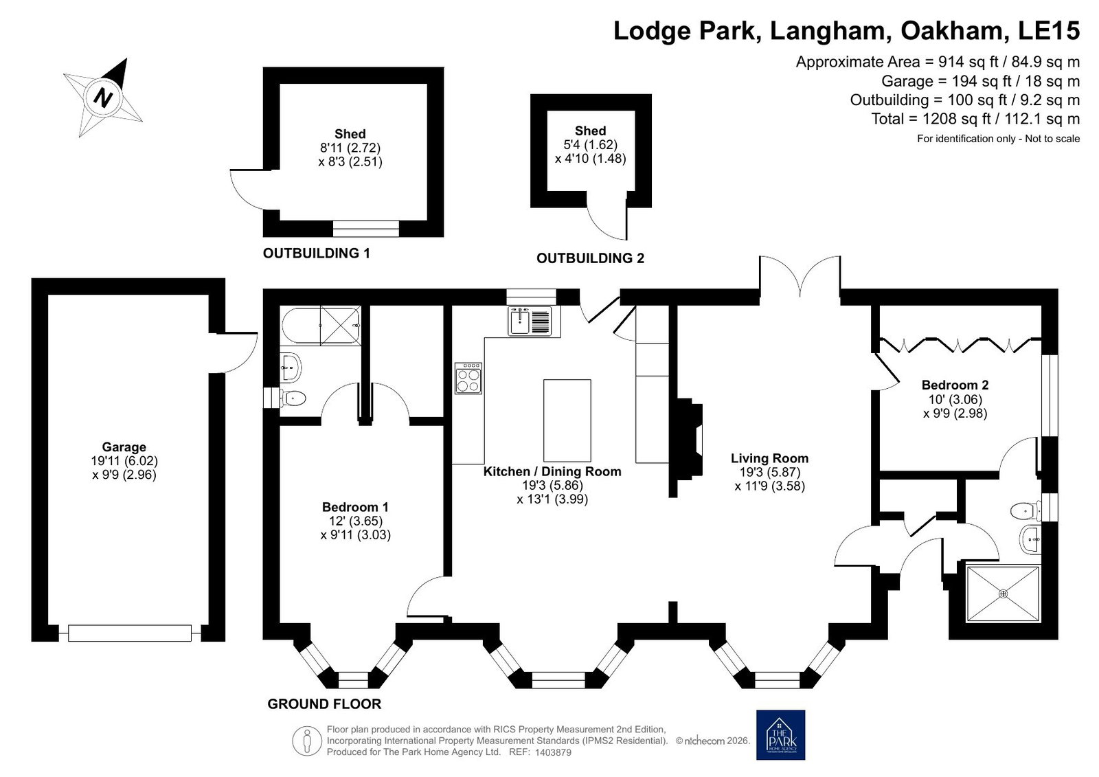 4, Lodge Park, Oakham floorplan