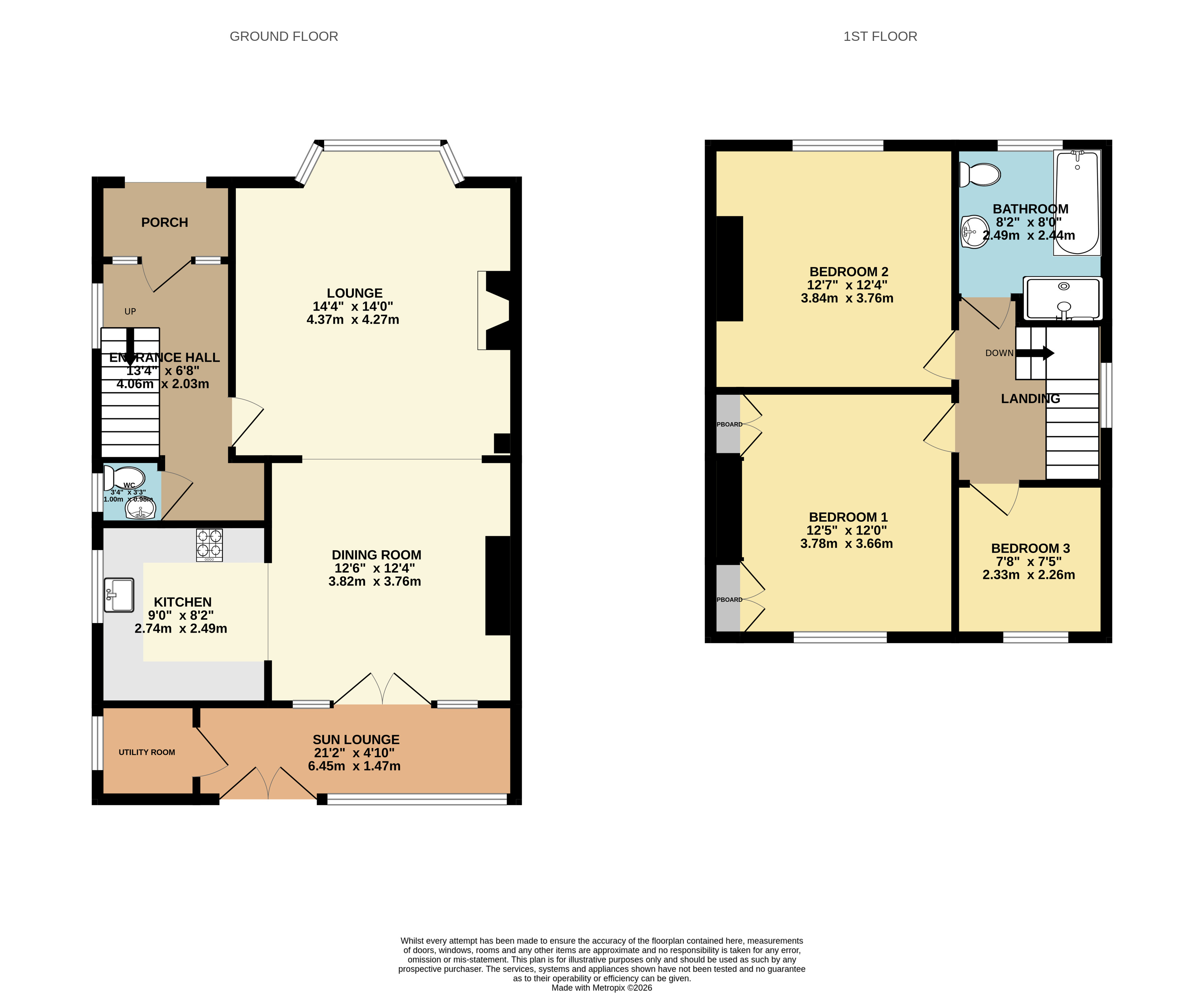 2 Portland Park, Ilfracombe Devon, Devon floorplan