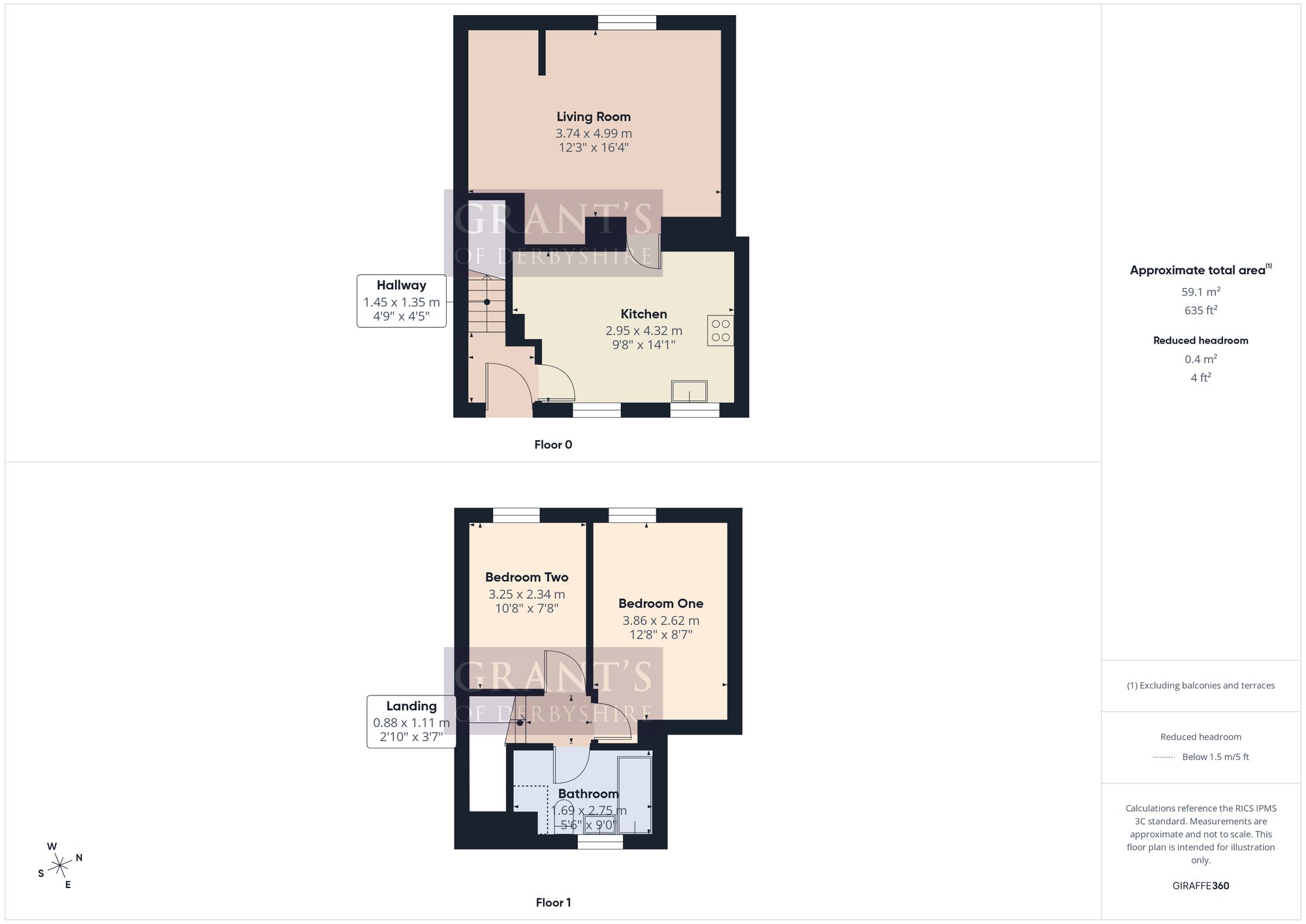 8 Steeple Grange, Matlock floorplan