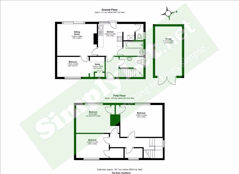 4 Bedrooms Semi-detached house to rent in The Oval, Guildford, Surrey GU2