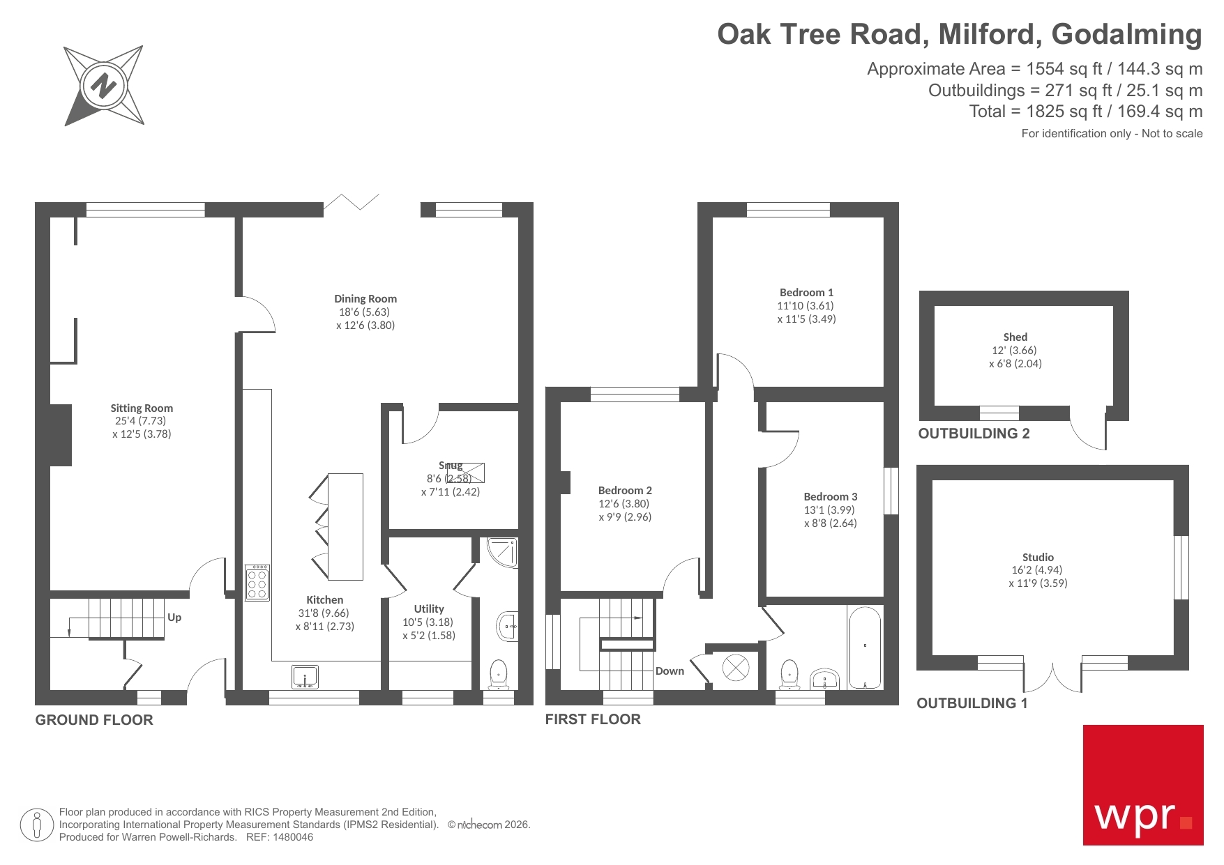 22, Oak Tree Road, Godalming floorplan