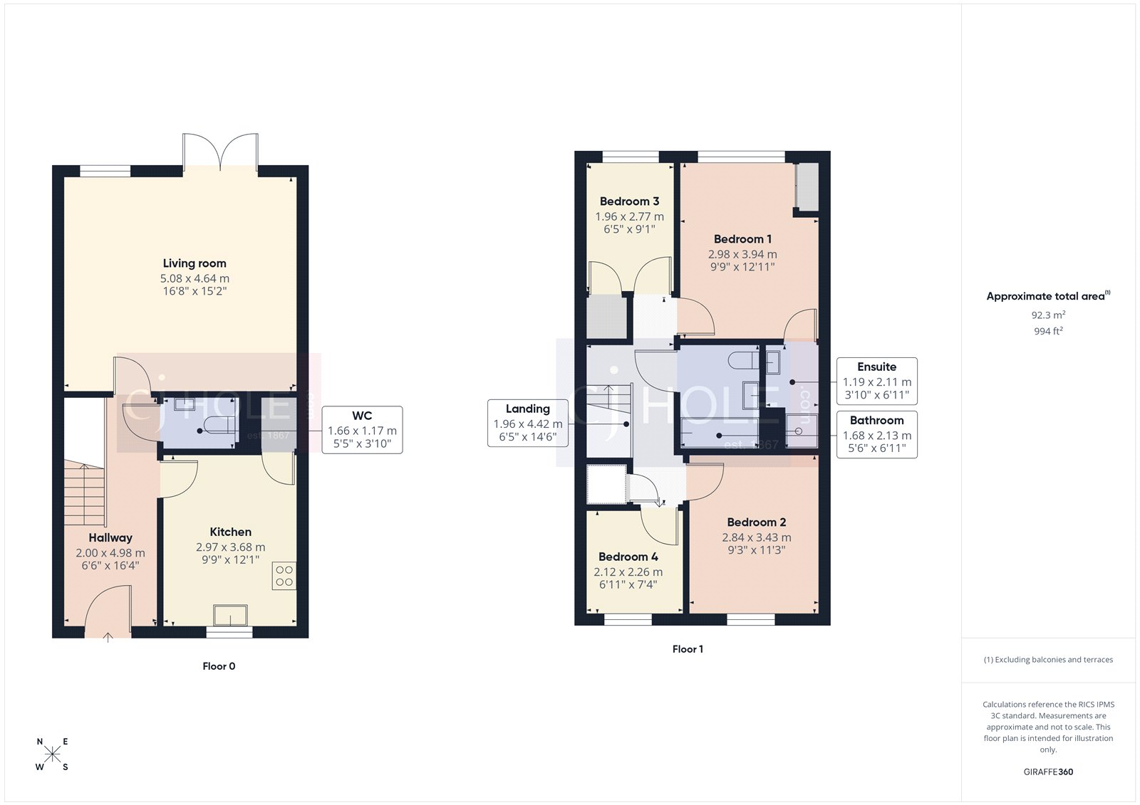 12, Oxleigh Way, Bristol floorplan