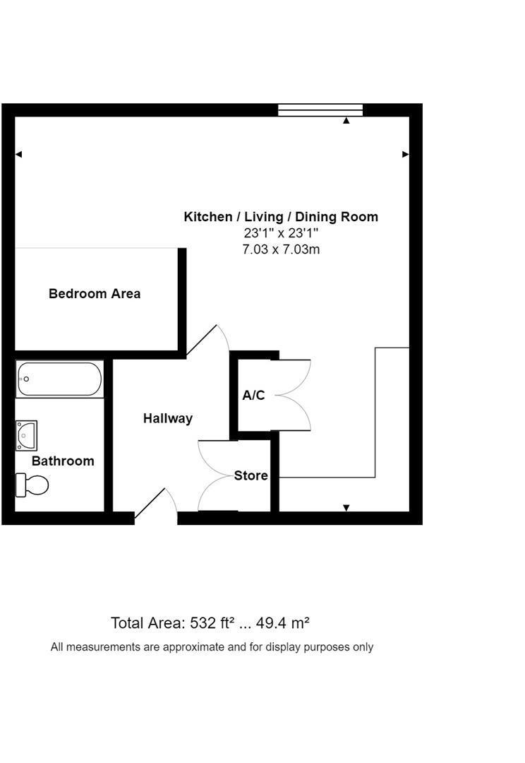59 Providence House, Bartley Way, Hook floorplan