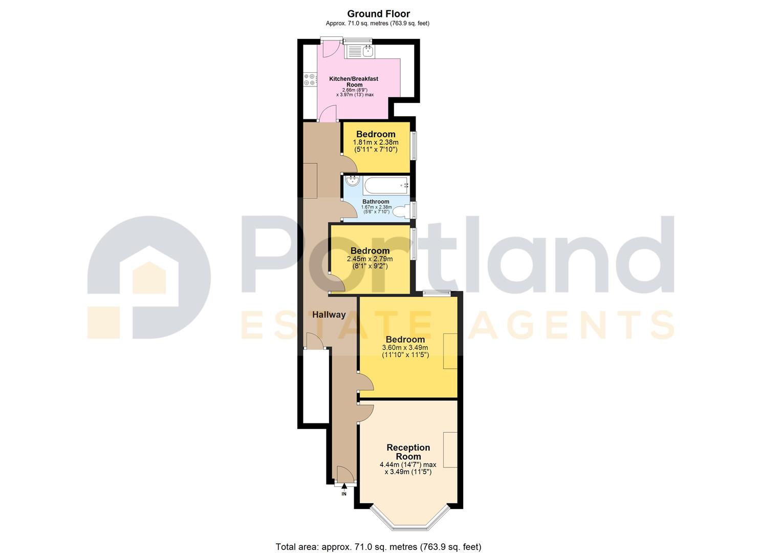 3 Bedrooms Flat to rent in Wotton Road, London NW2