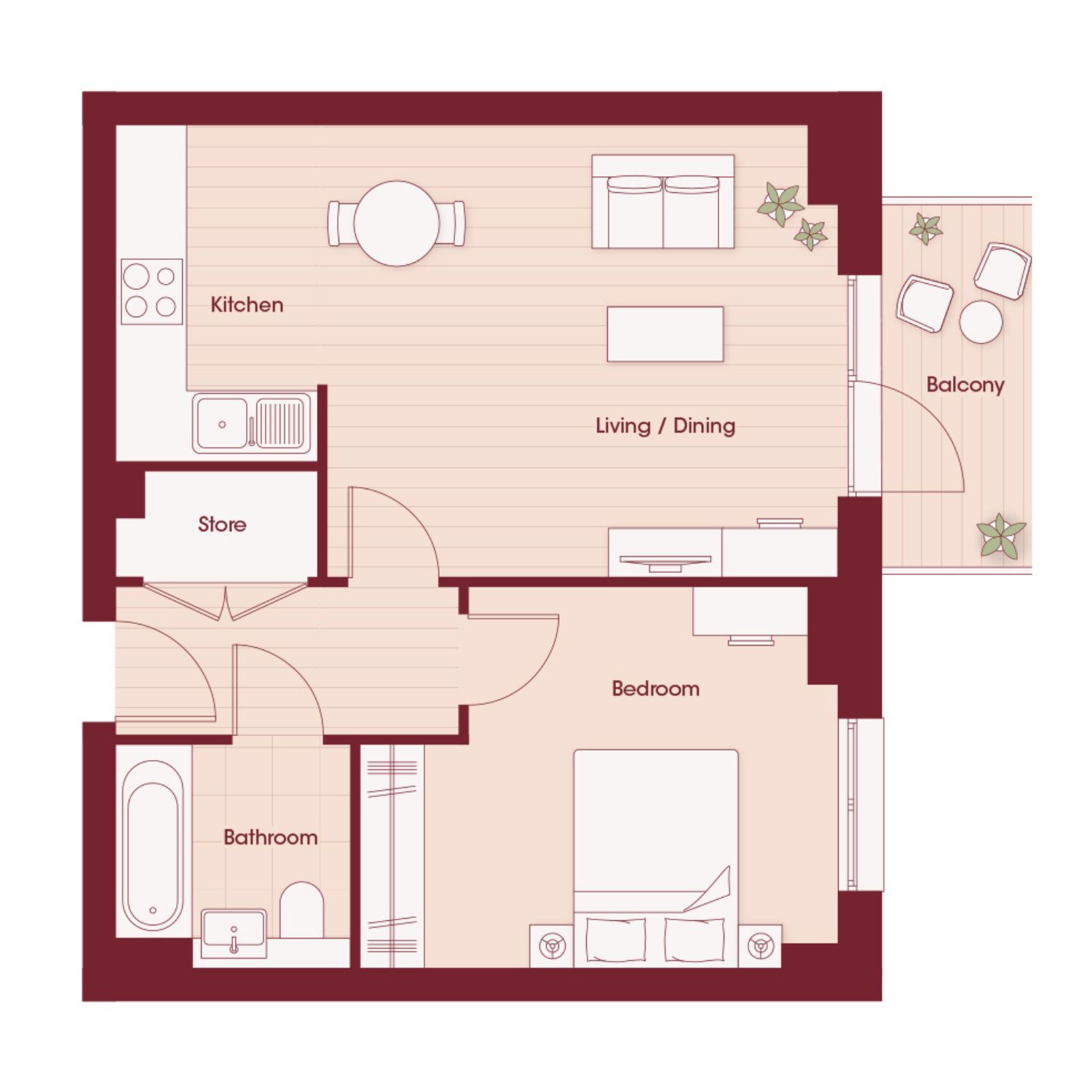 81, Park View, Acton floorplan