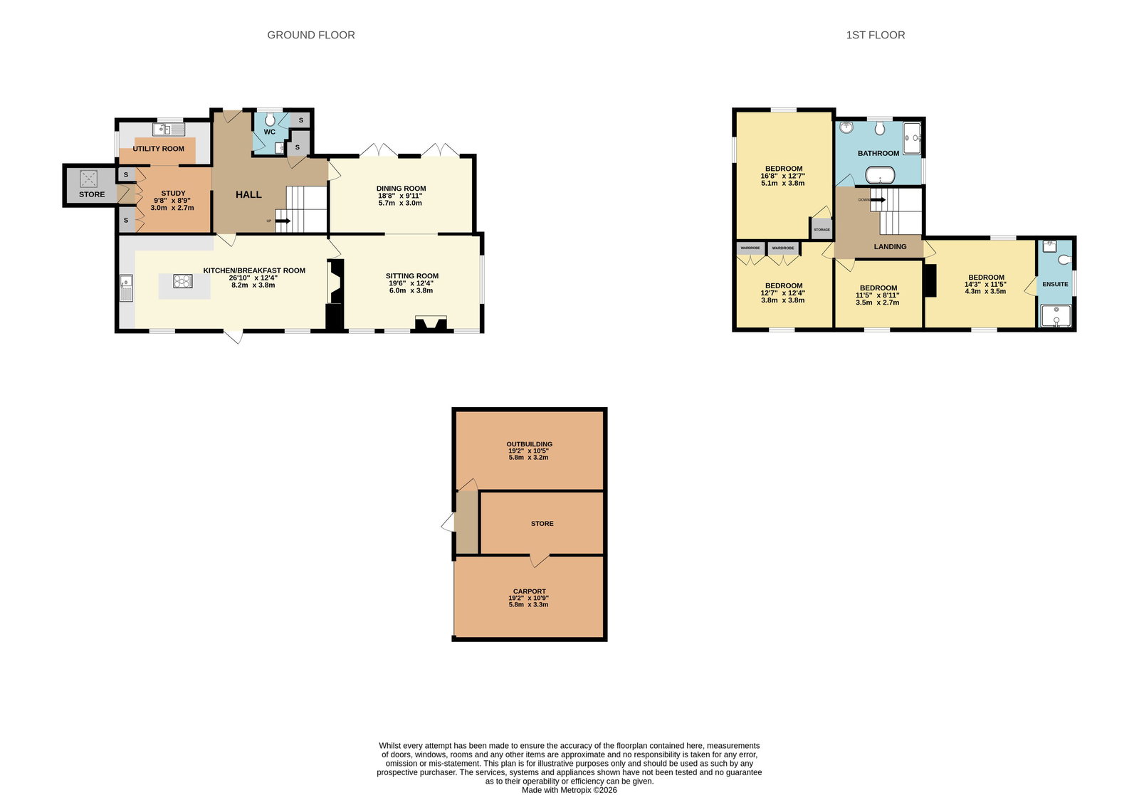 Oak House, Hereford floorplan