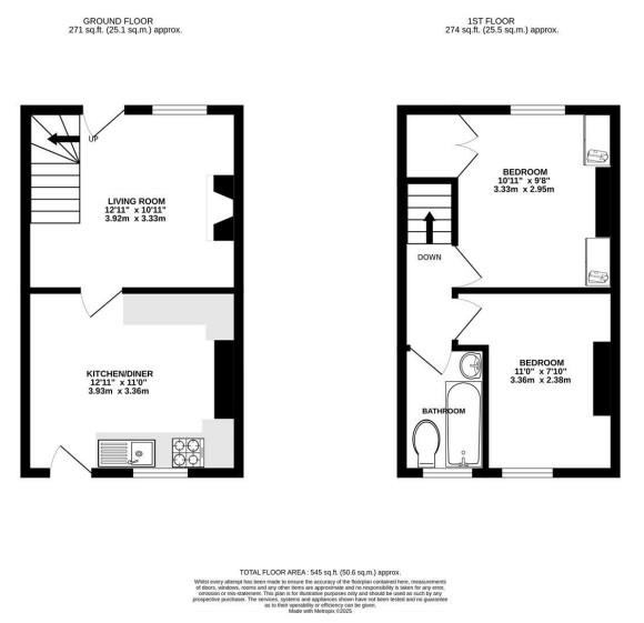 11, The Green, Chesterfield floorplan