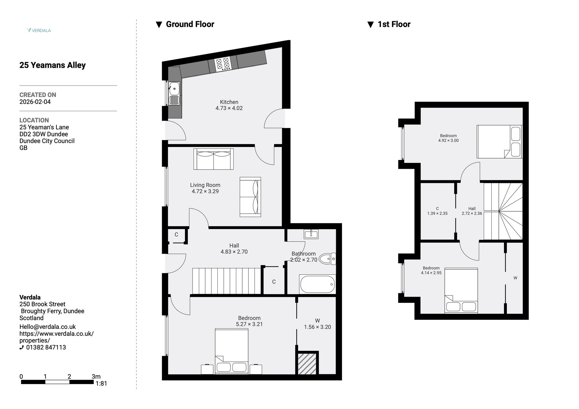 25 Yeamans Alley, Dundee floorplan