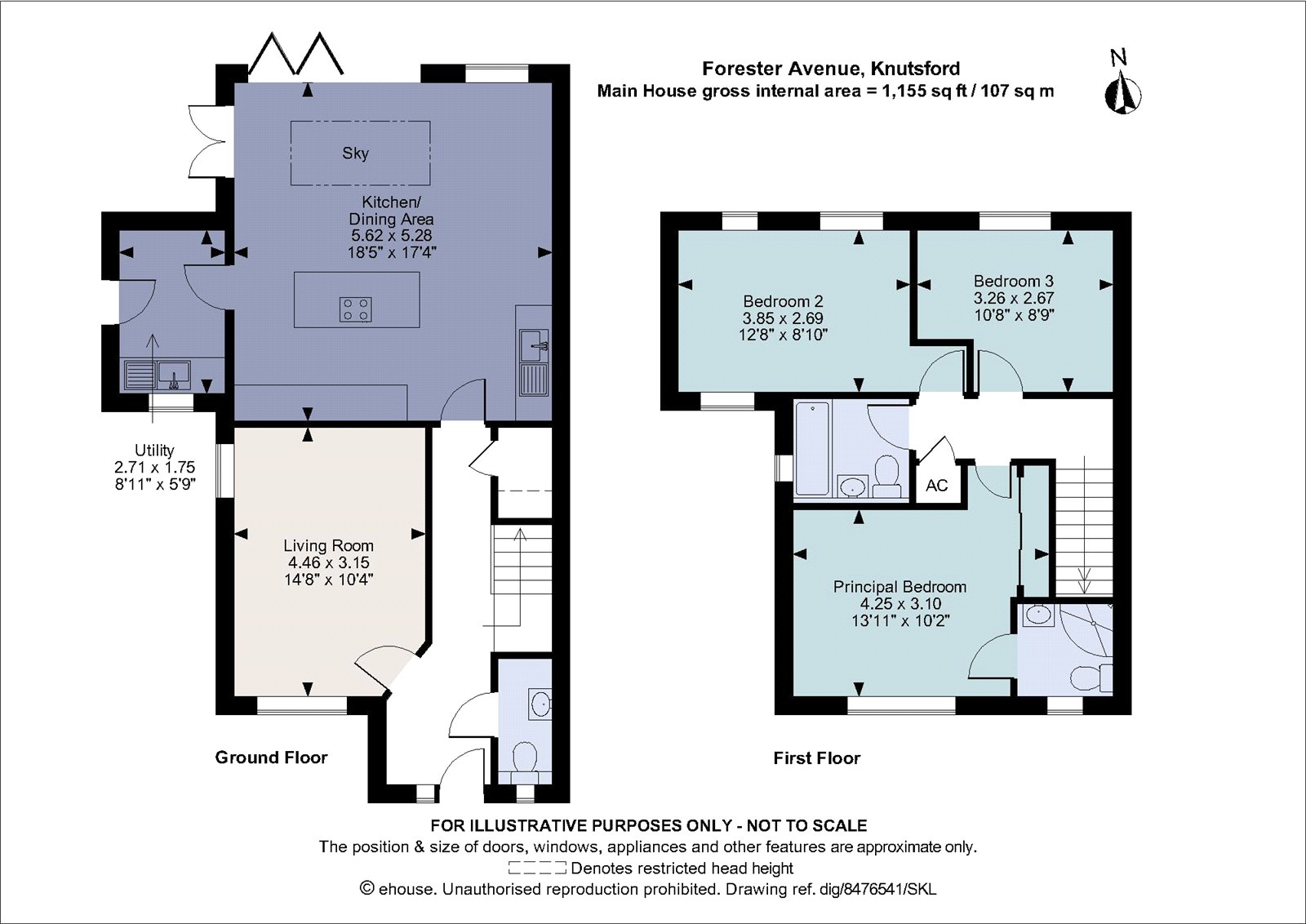 16, Forester Avenue, Cheshire floorplan