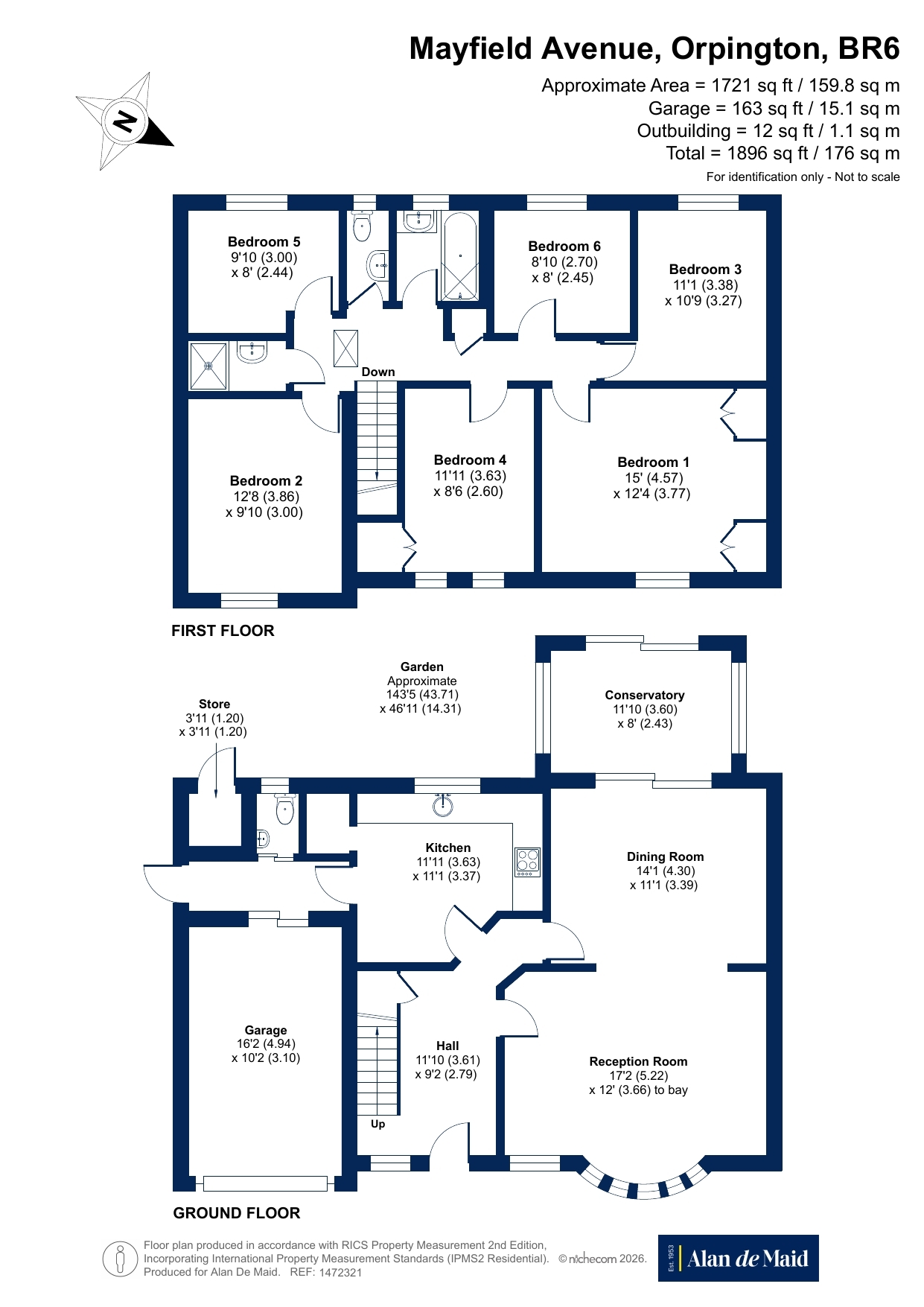 29, Mayfield Avenue, Orpington floorplan