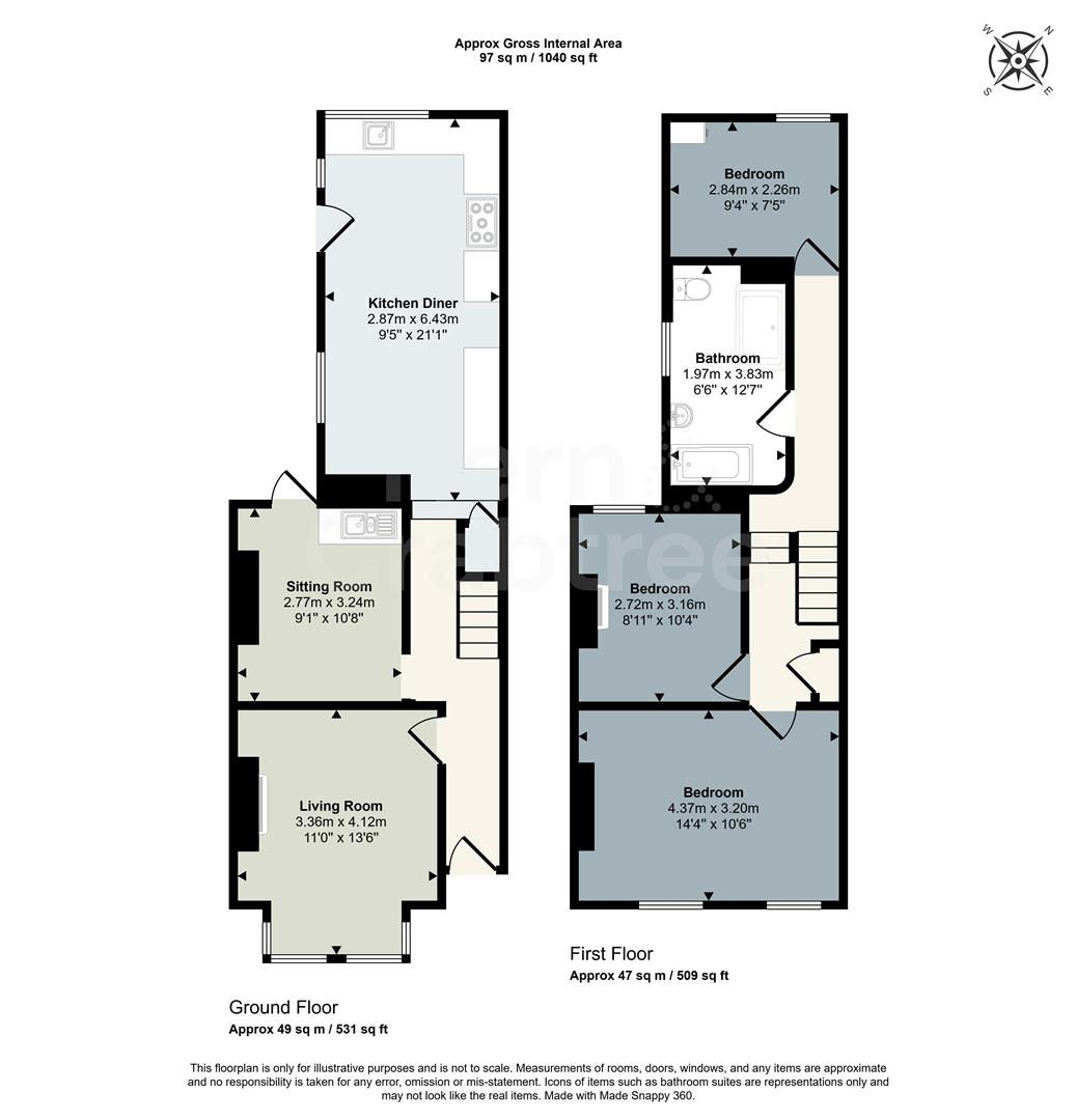 15, Preswylfa Street, Cardiff floorplan