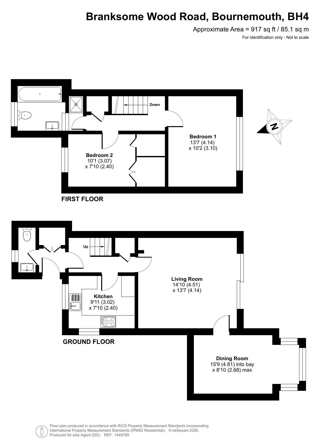 48, Branksome Wood Road, Bournemouth floorplan
