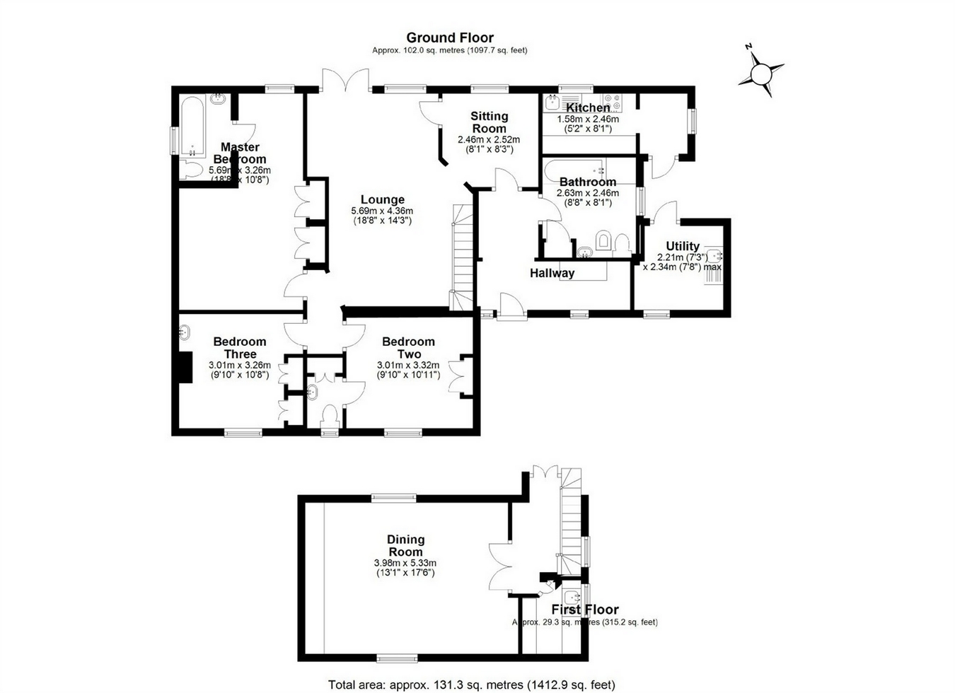 4 Bedrooms Detached bungalow for sale in Philcote, The Common, West Drayton, Middlesex UB7