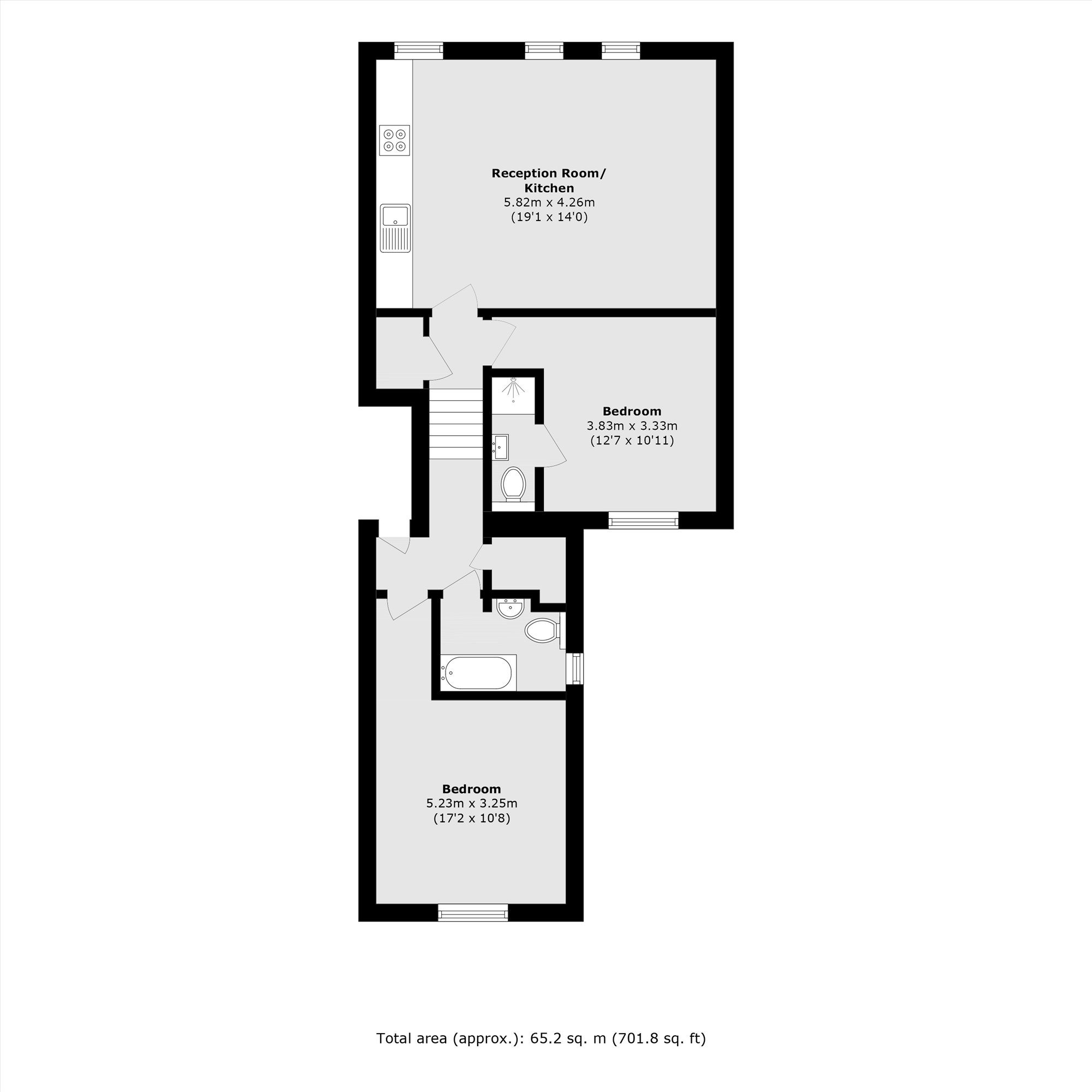 Flat 4, 8, Agamemnon Road, London floorplan