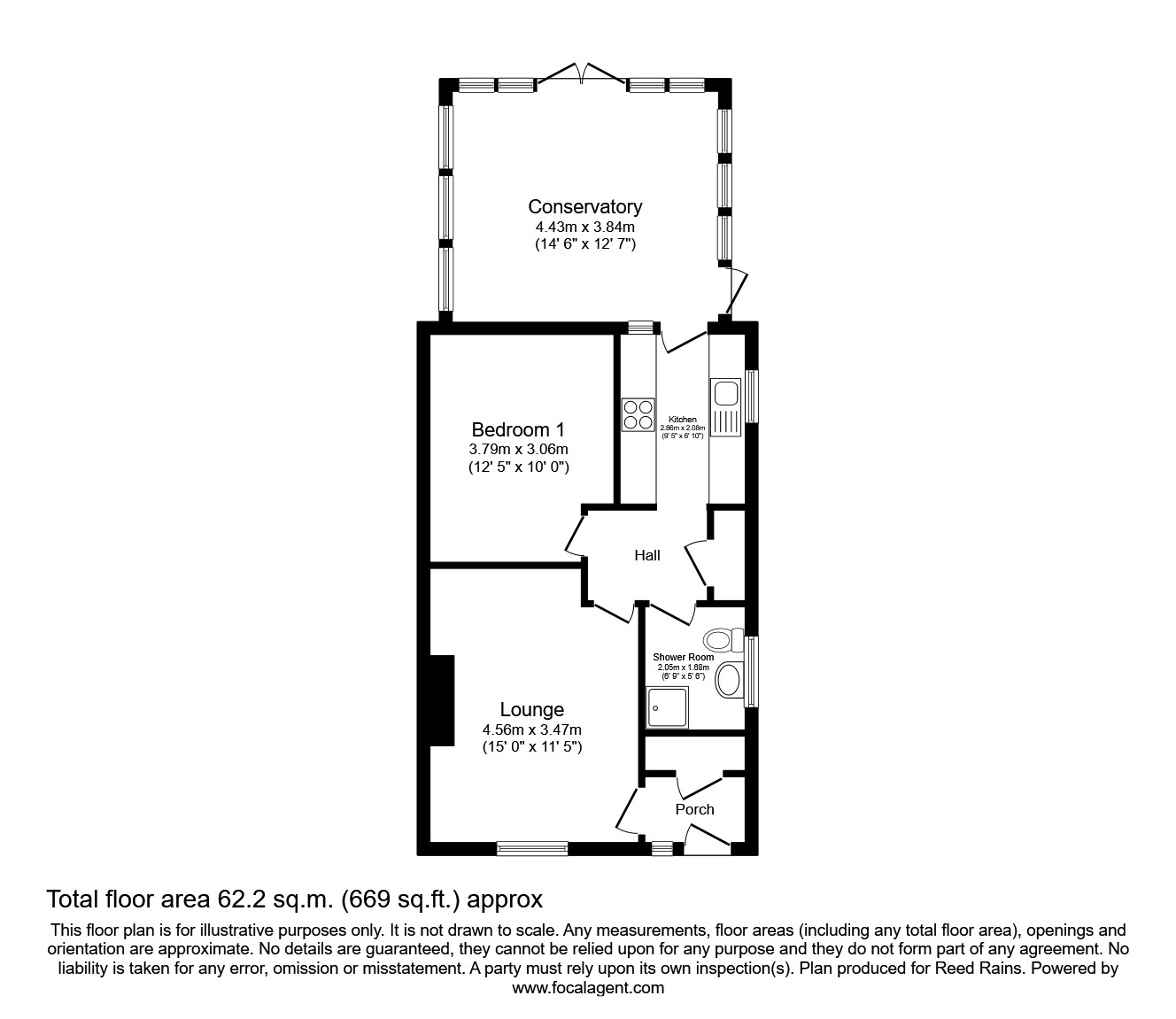 Llys Edward, Towyn, Abergele, Conwy LL22, 1 bedroom bungalow for sale