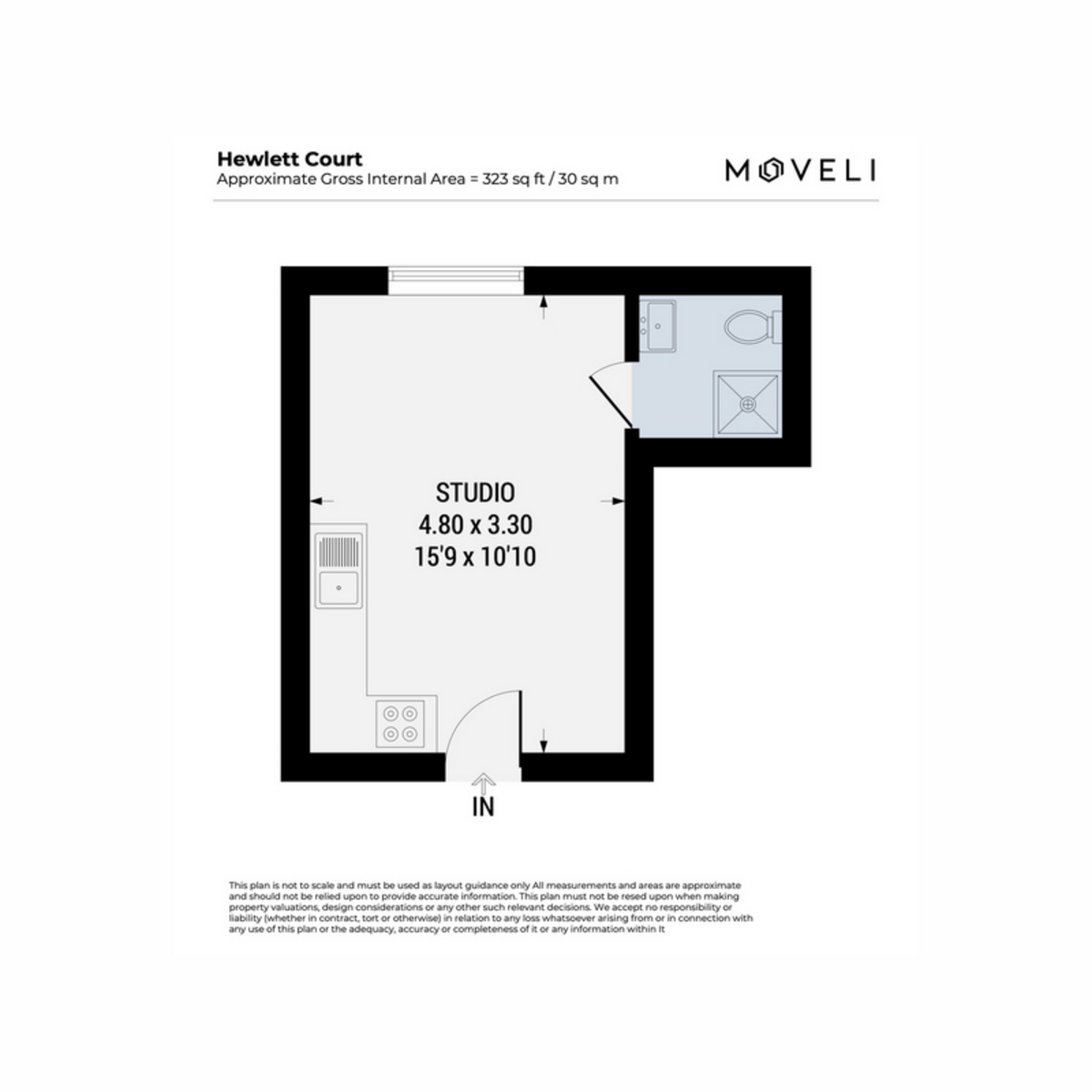 Flat 9, Hewlett Court, Mersey Road, Cheltenham floorplan