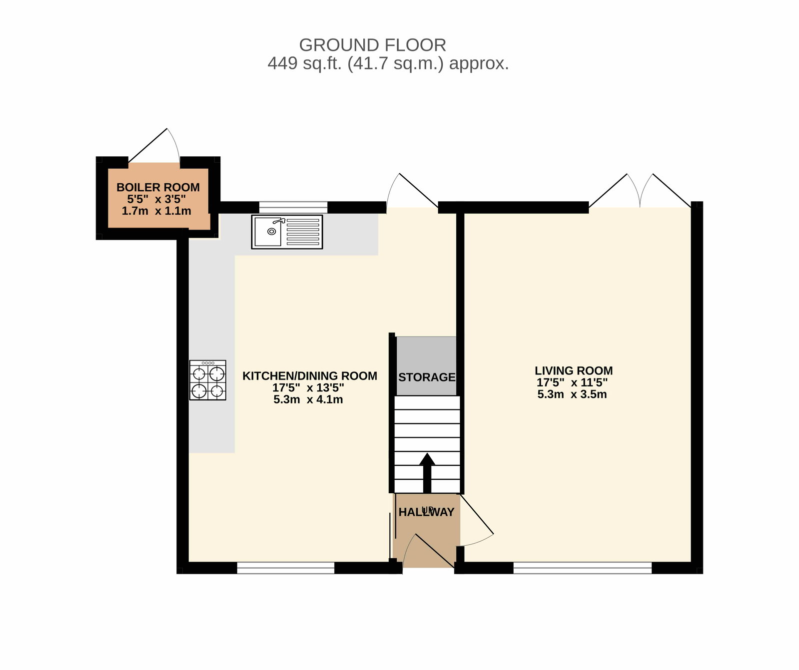 4, The Crescent, Atherstone floorplan
