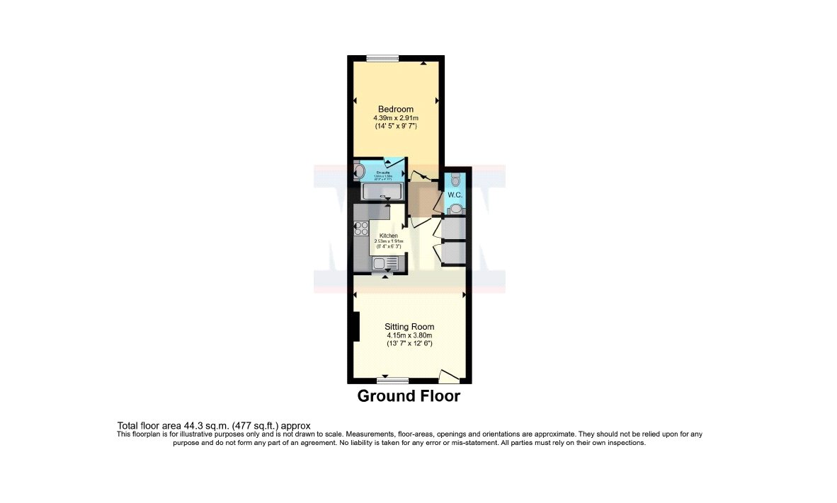 14, Park Mews, Southampton floorplan