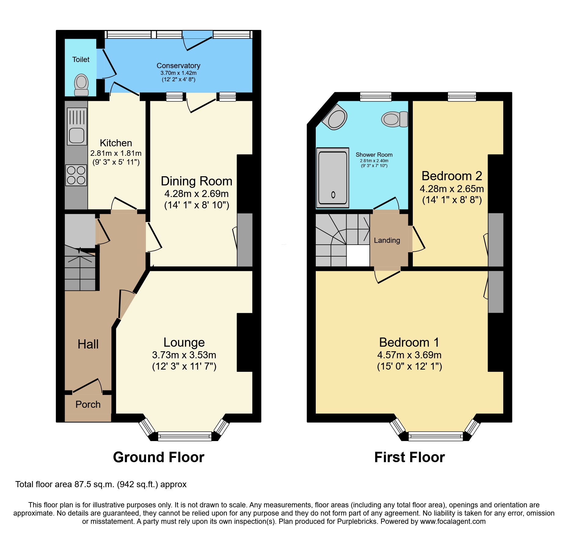 141, Sherrard Road, London floorplan