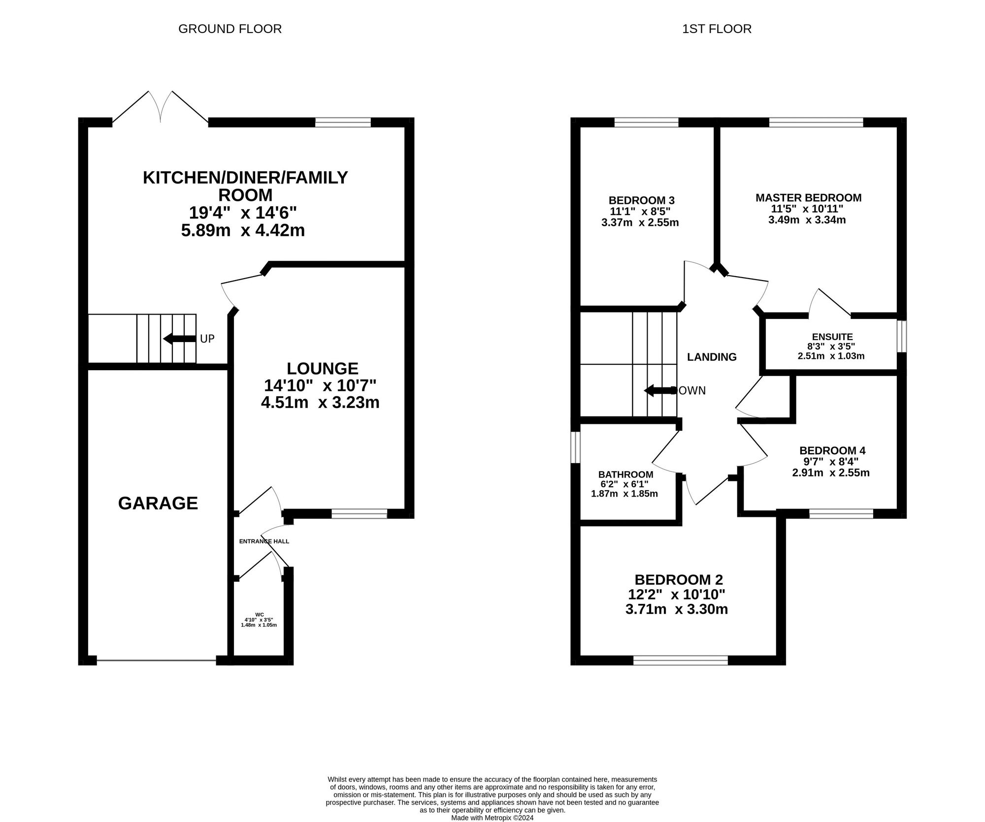 19 Williams Drive, Crewe floorplan