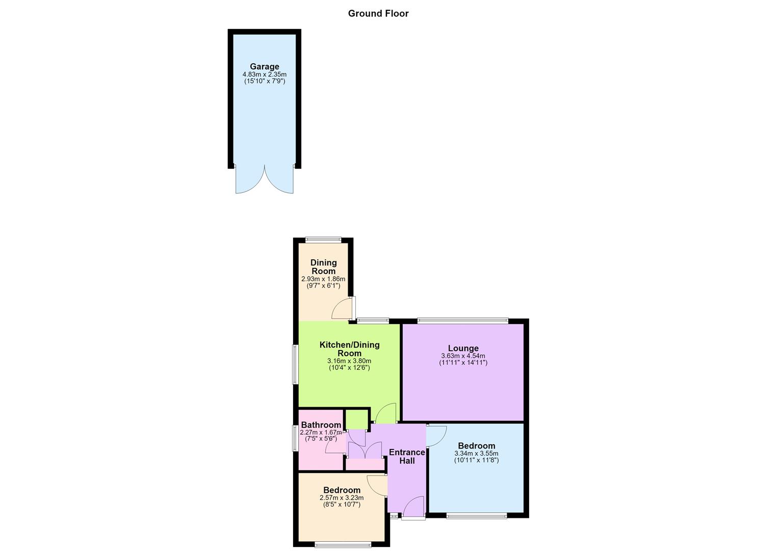 1, Sharpless Road, Burbage floorplan