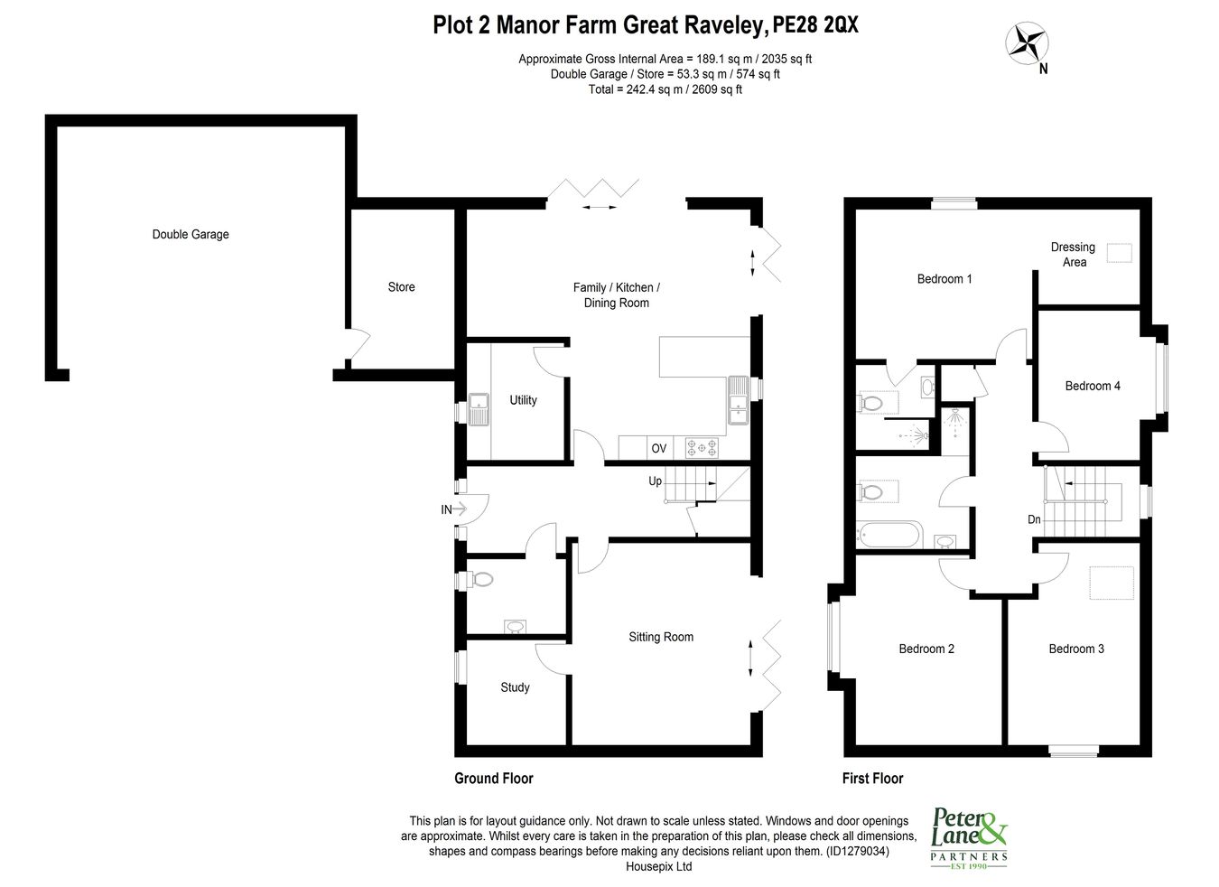 2, Manor Farm, Huntingdon floorplan