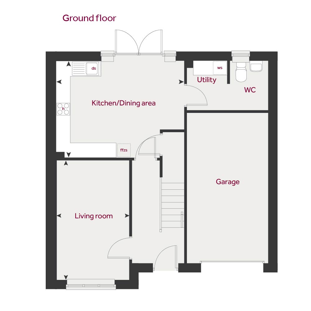 10, Willow Grange, Mastin Moor floorplan