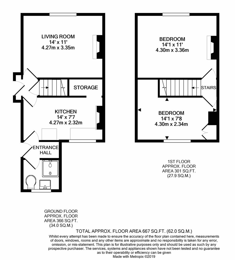 2 bed terraced house for sale in Main Road, Cutthorpe, Chesterfield S42